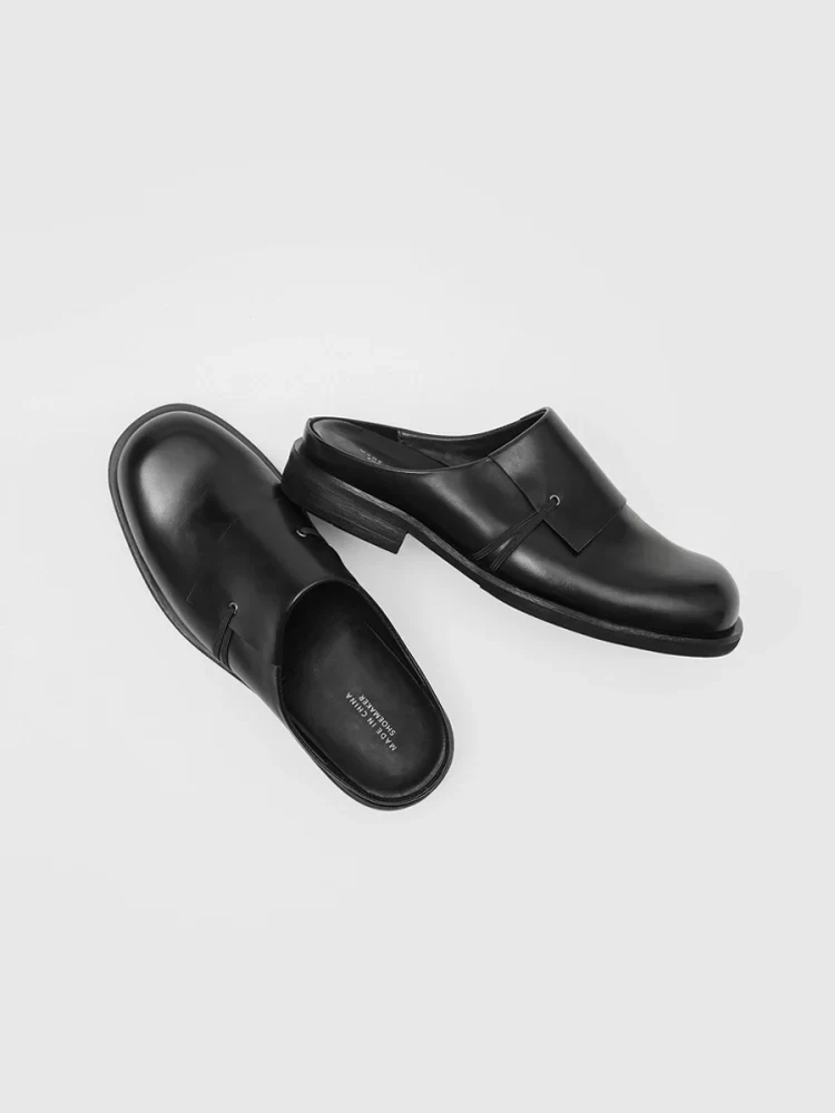 Calfskin Slip-On Mules - Image 2