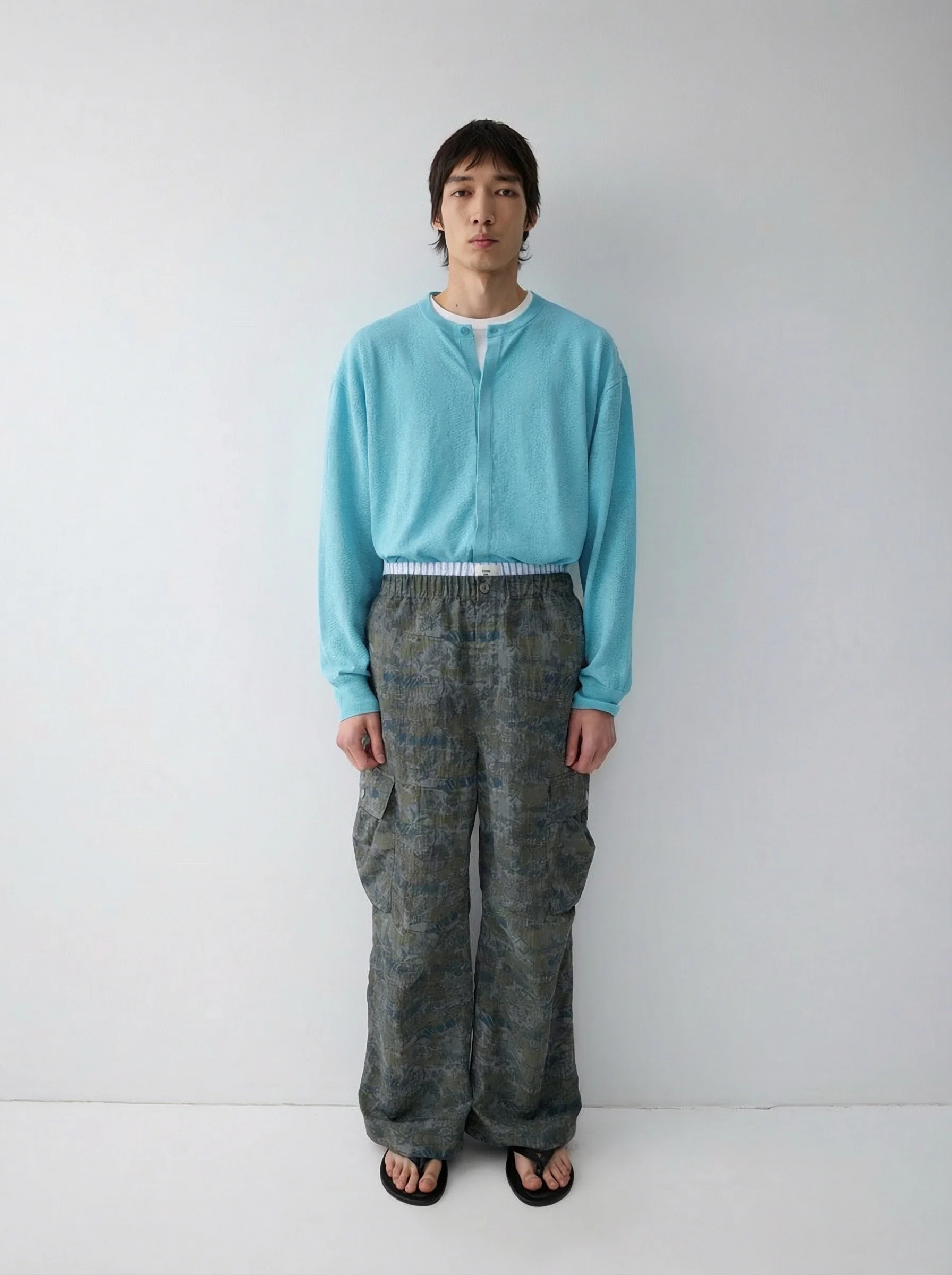 Camo Wide Cargo Pants