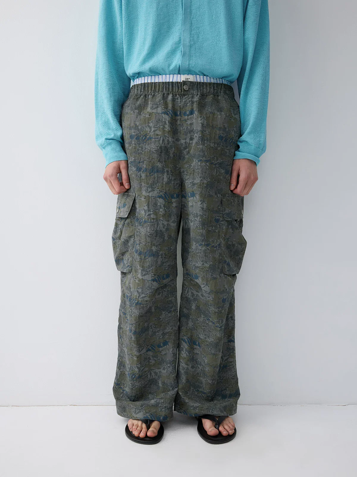 Camo Wide Cargo Pants - Image 2