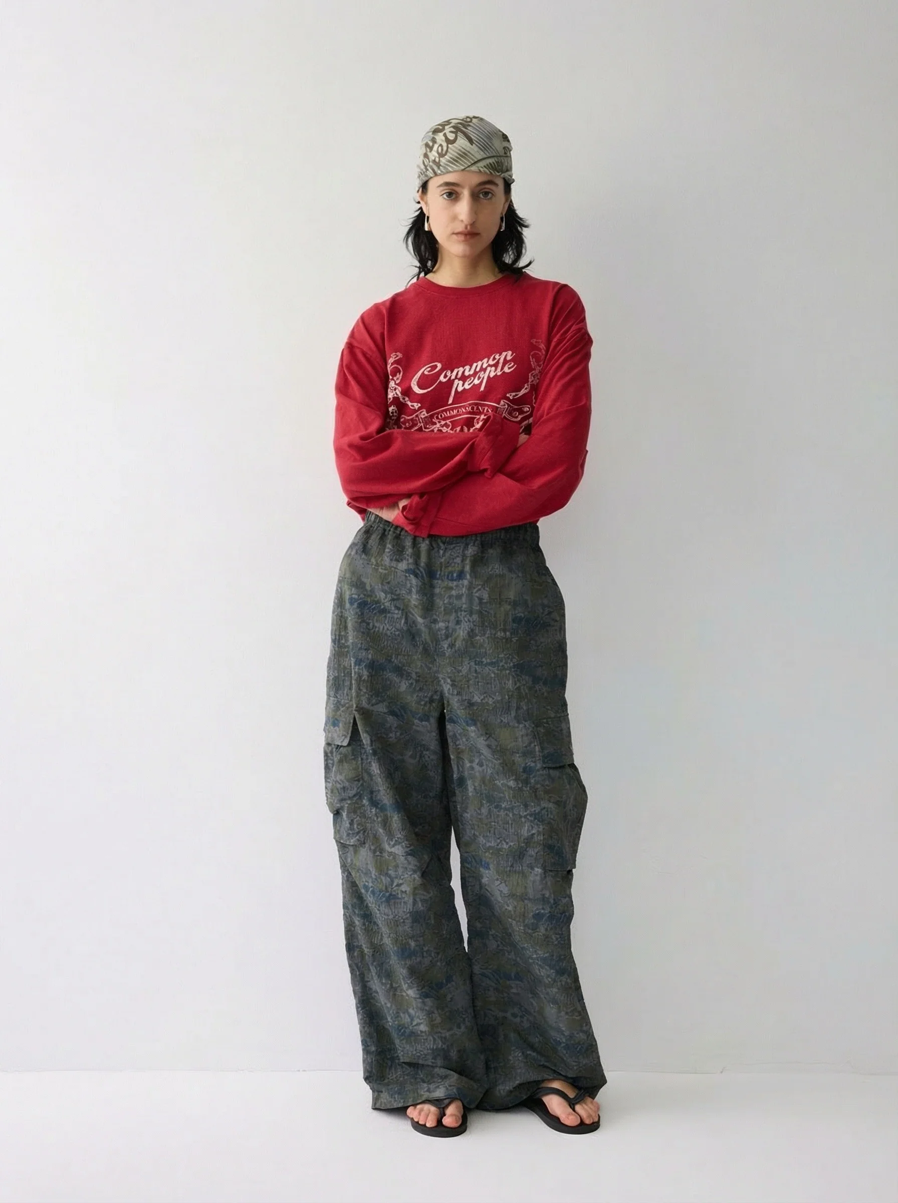 Camo Wide Cargo Pants - Image 5