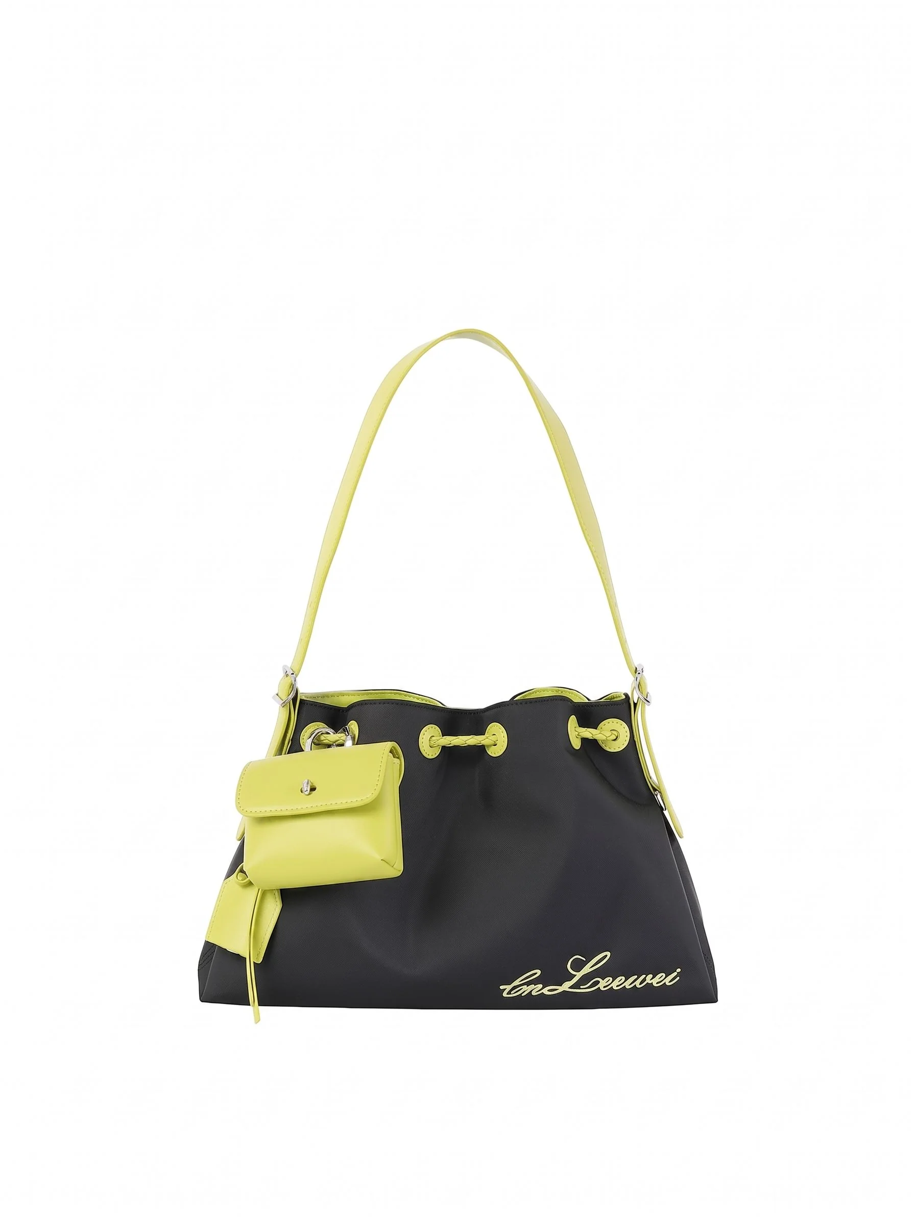 Canvas Drawstring Shoulder Bag - Image 7