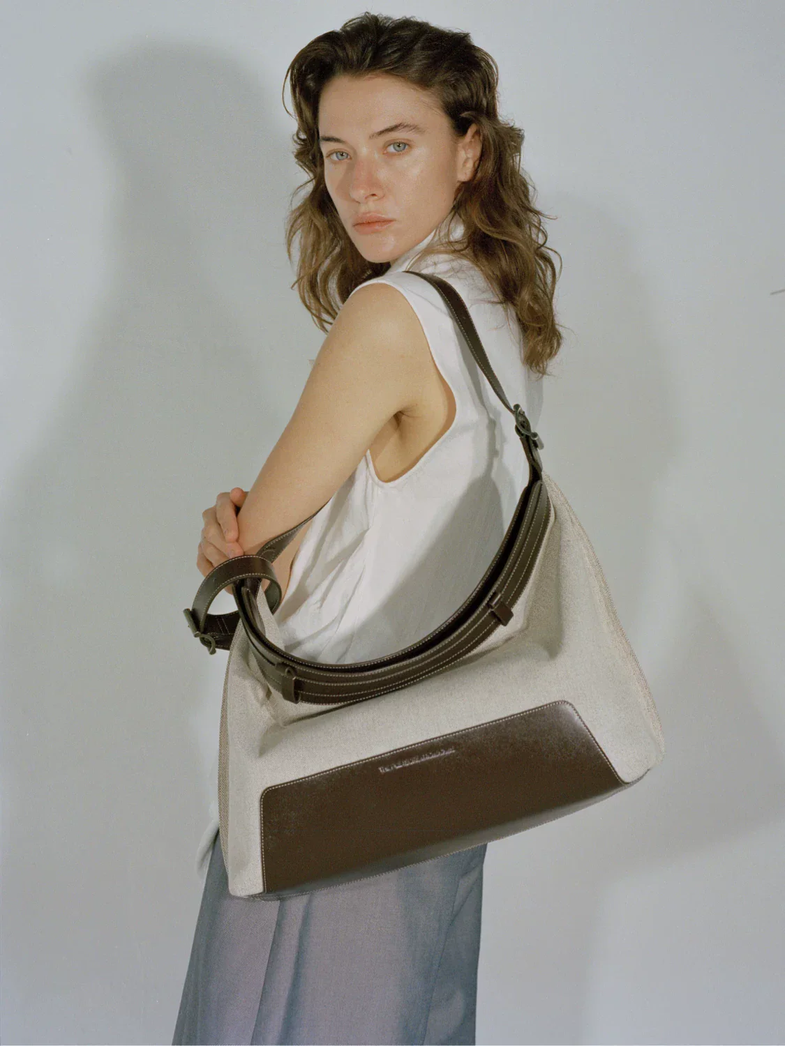 Canvas Leather Hobo
