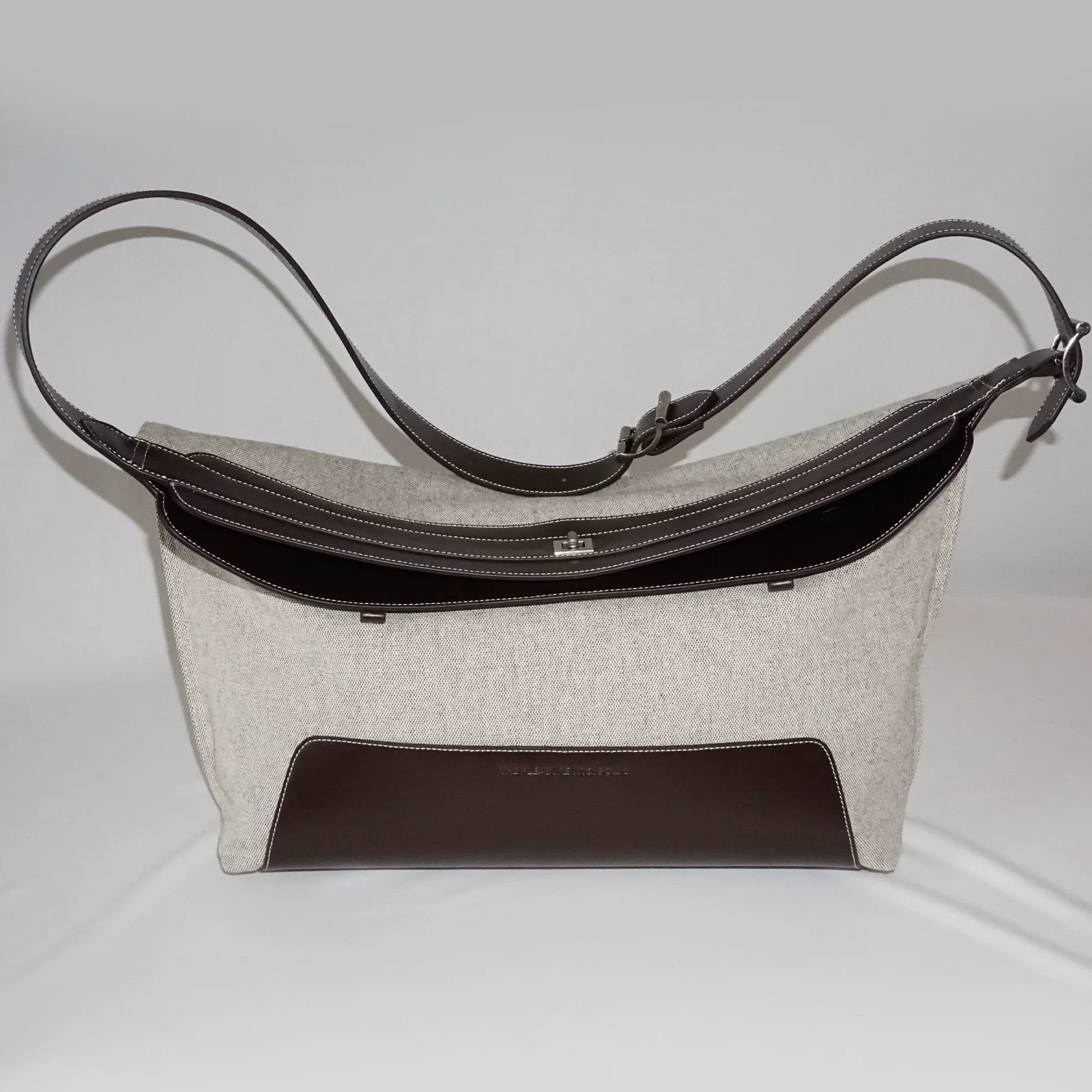 Canvas Leather Hobo - Image 8