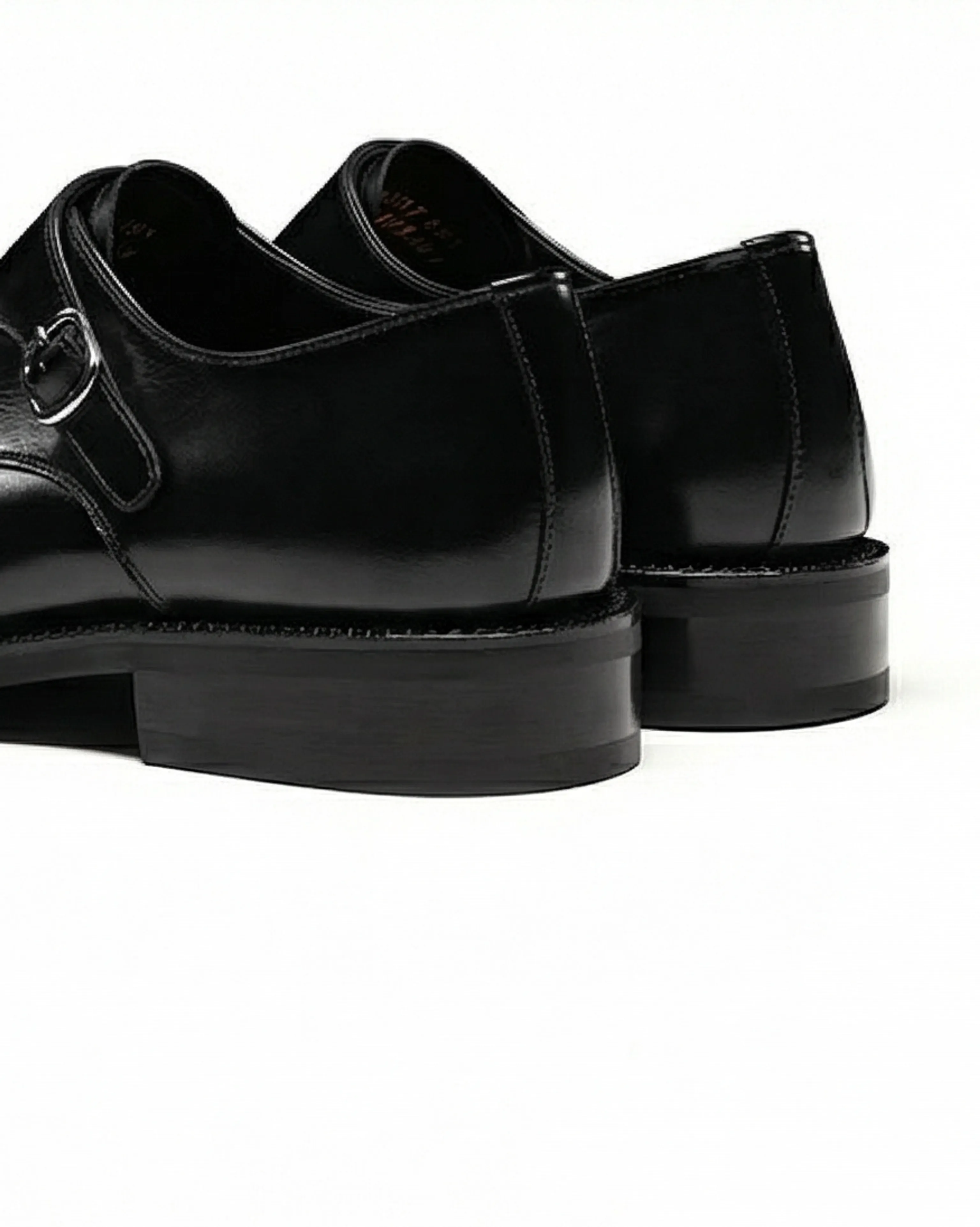 Cap-Toe Double Monk Shoes - Image 3