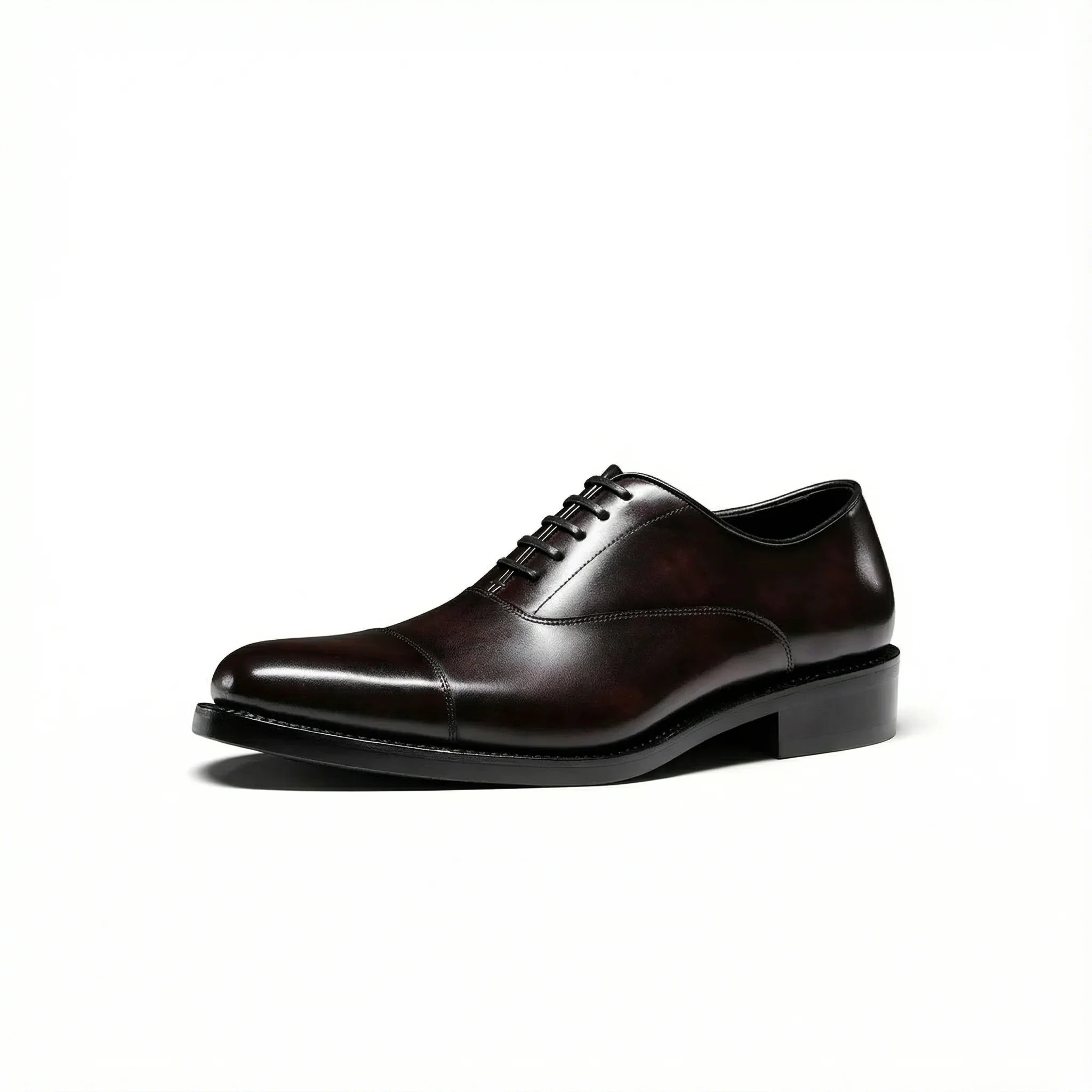 Cap-Toe Leather Oxford Shoe - Image 2