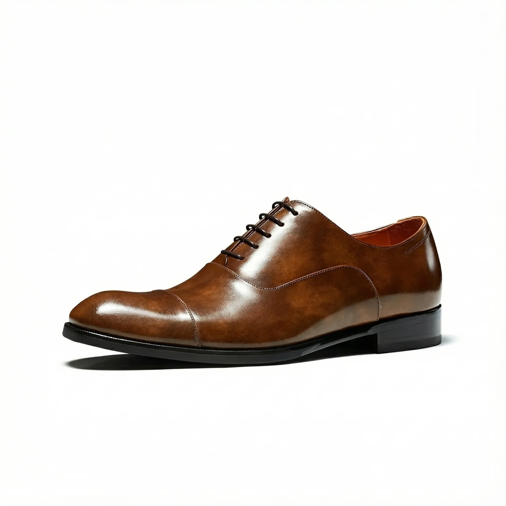 Cap-Toe Oxford Leather Shoes