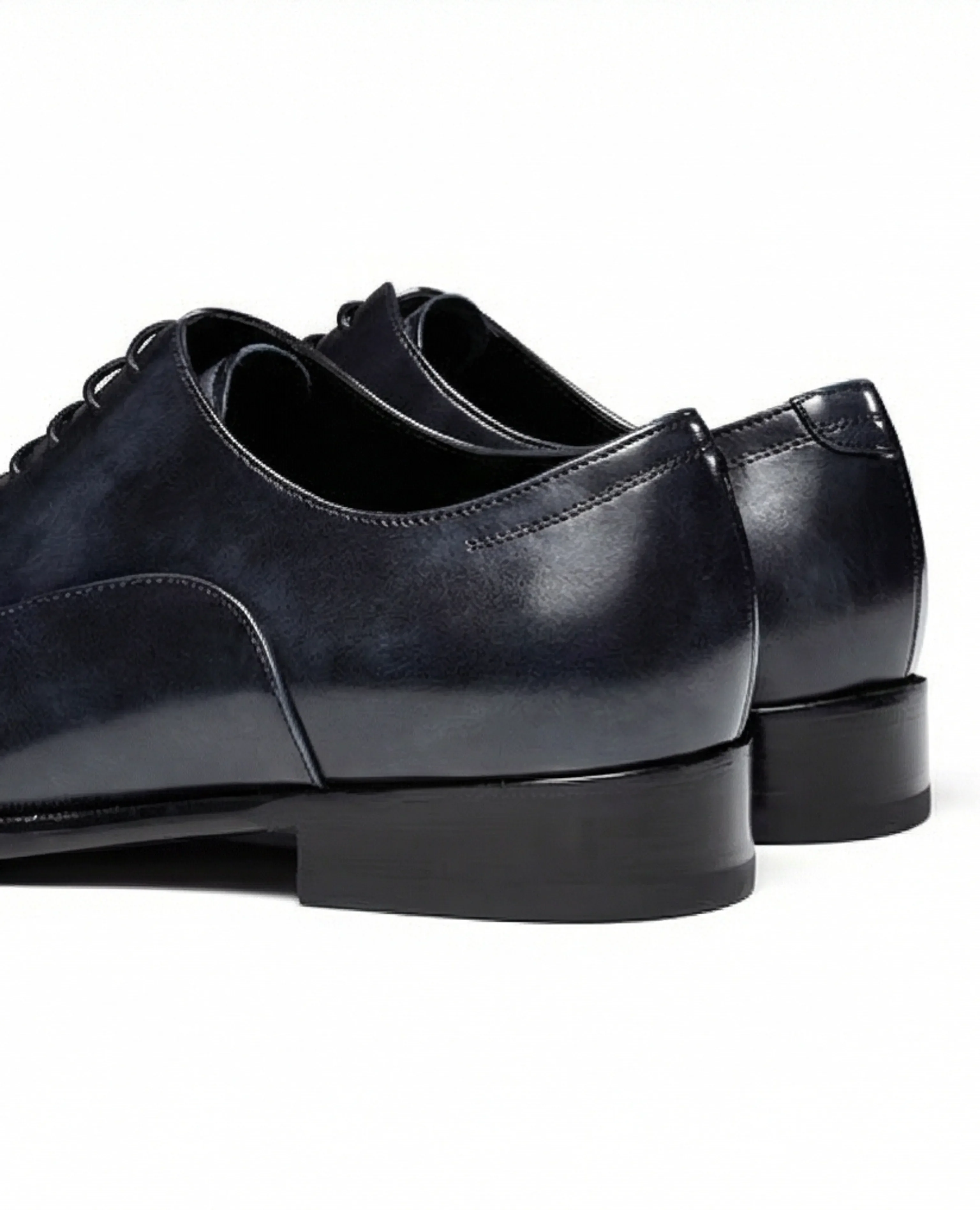 Cap-Toe Oxford Leather Shoes - Image 3