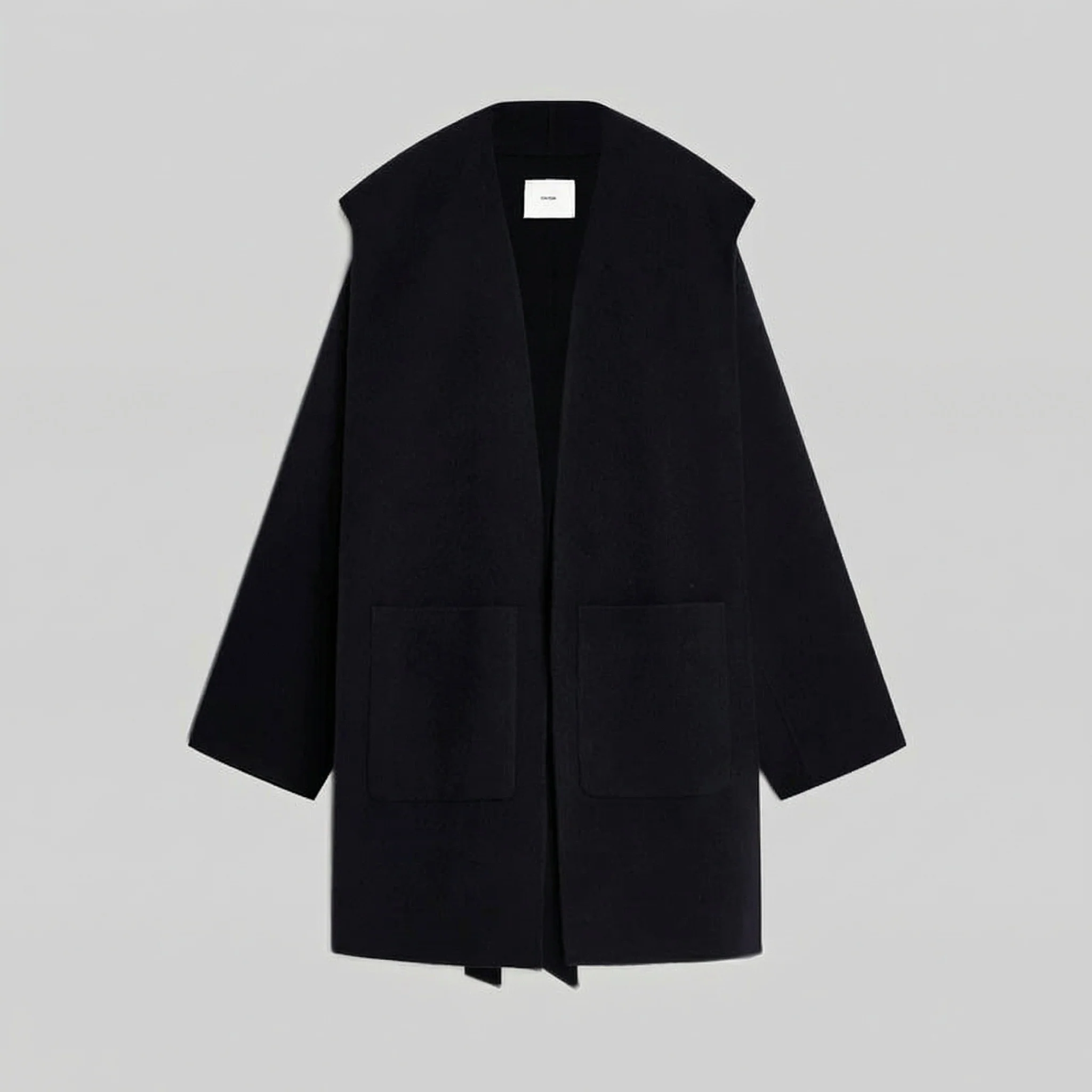 Cape Collar Wrap Coat - Image 6