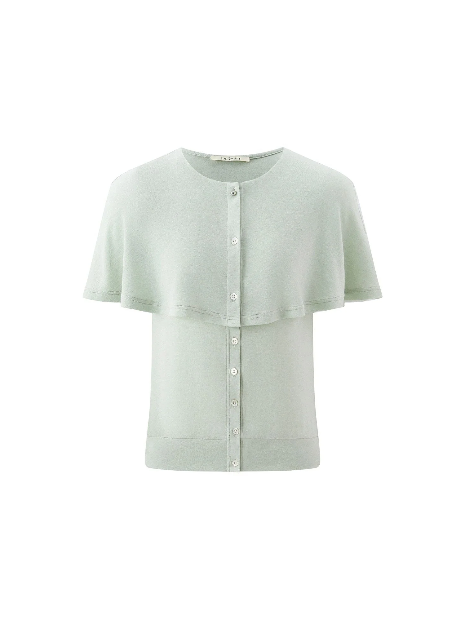 Capelet Button Cardigan - Image 2