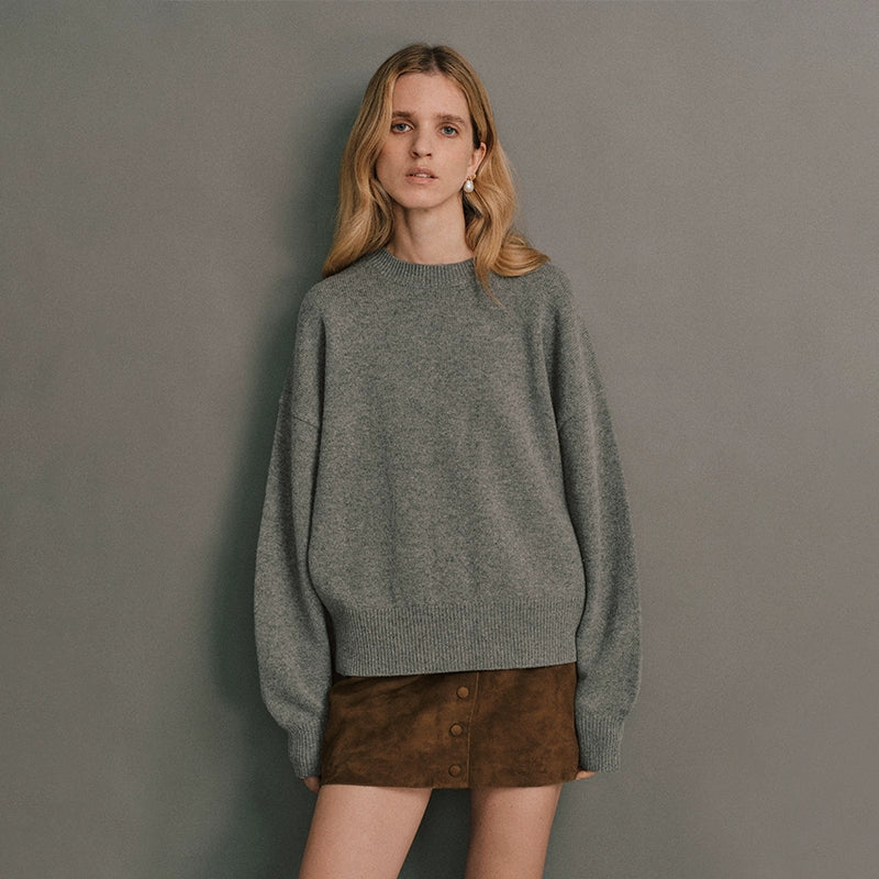 Carrie Merino V-Neck Sweater - Image 6