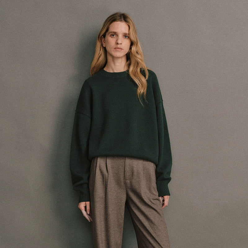 Carrie Merino V-Neck Sweater - Image 7