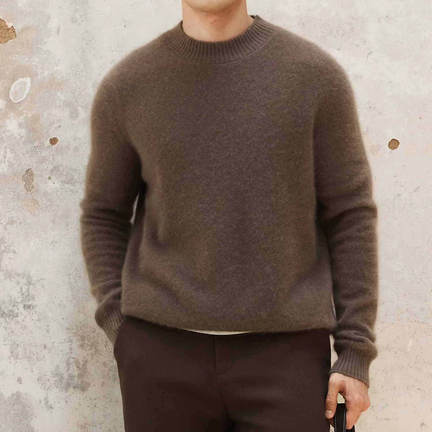 Cashmere-Blend Brushed Knit Sweater - Image 5
