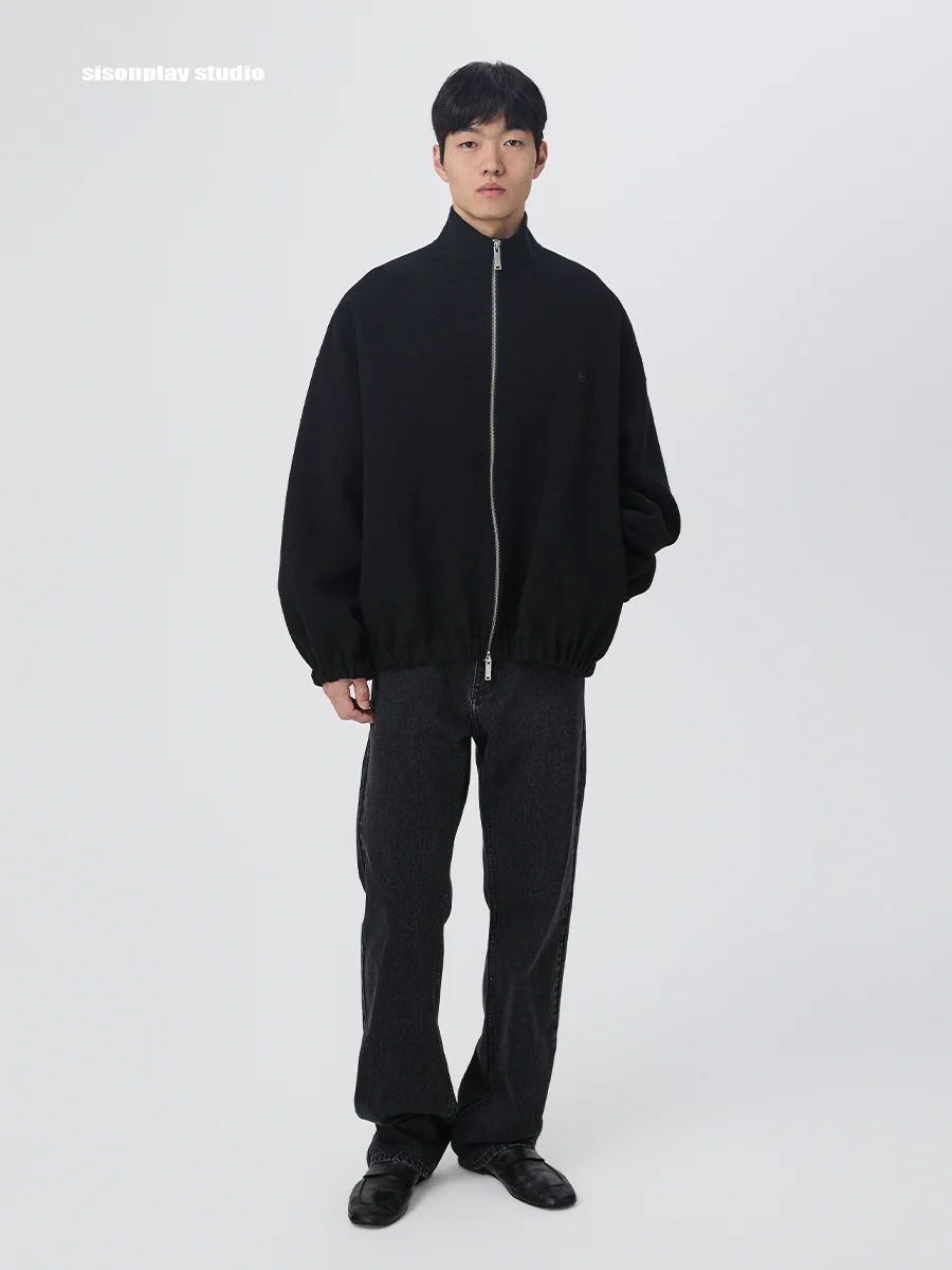 Cashmere-Blend Double-Face Zip Jacket - Image 4
