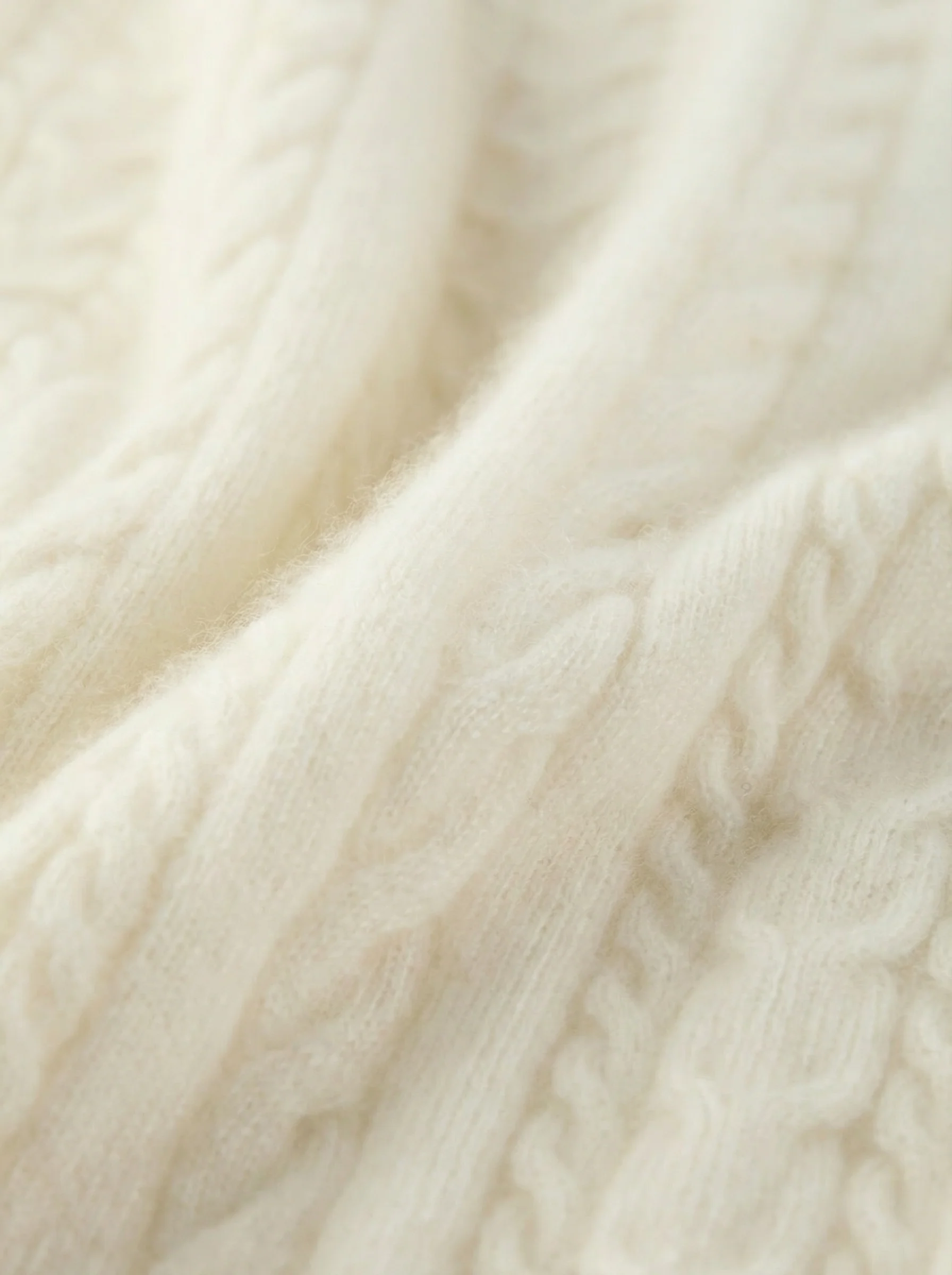 Cashmere Cable Polo Sweater - Image 6