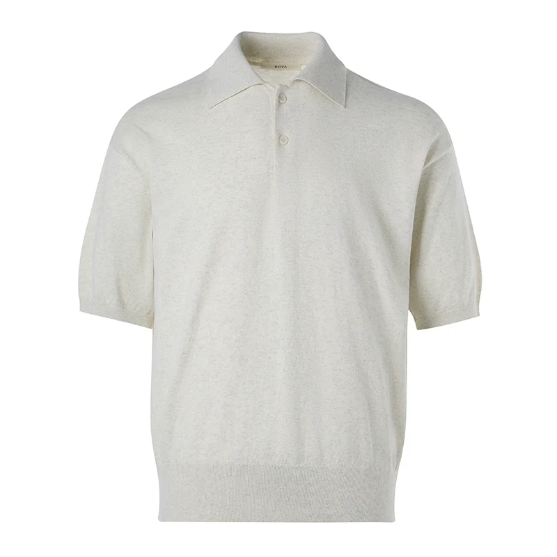 Cashmere-Cotton Knit Polo - Image 2