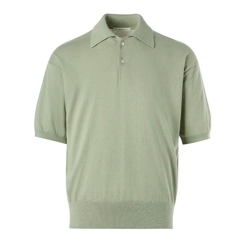 Cashmere-Cotton Knit Polo - Image 5