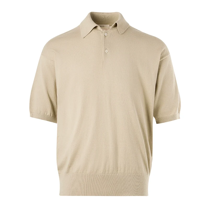 Cashmere-Cotton Knit Polo - Image 6