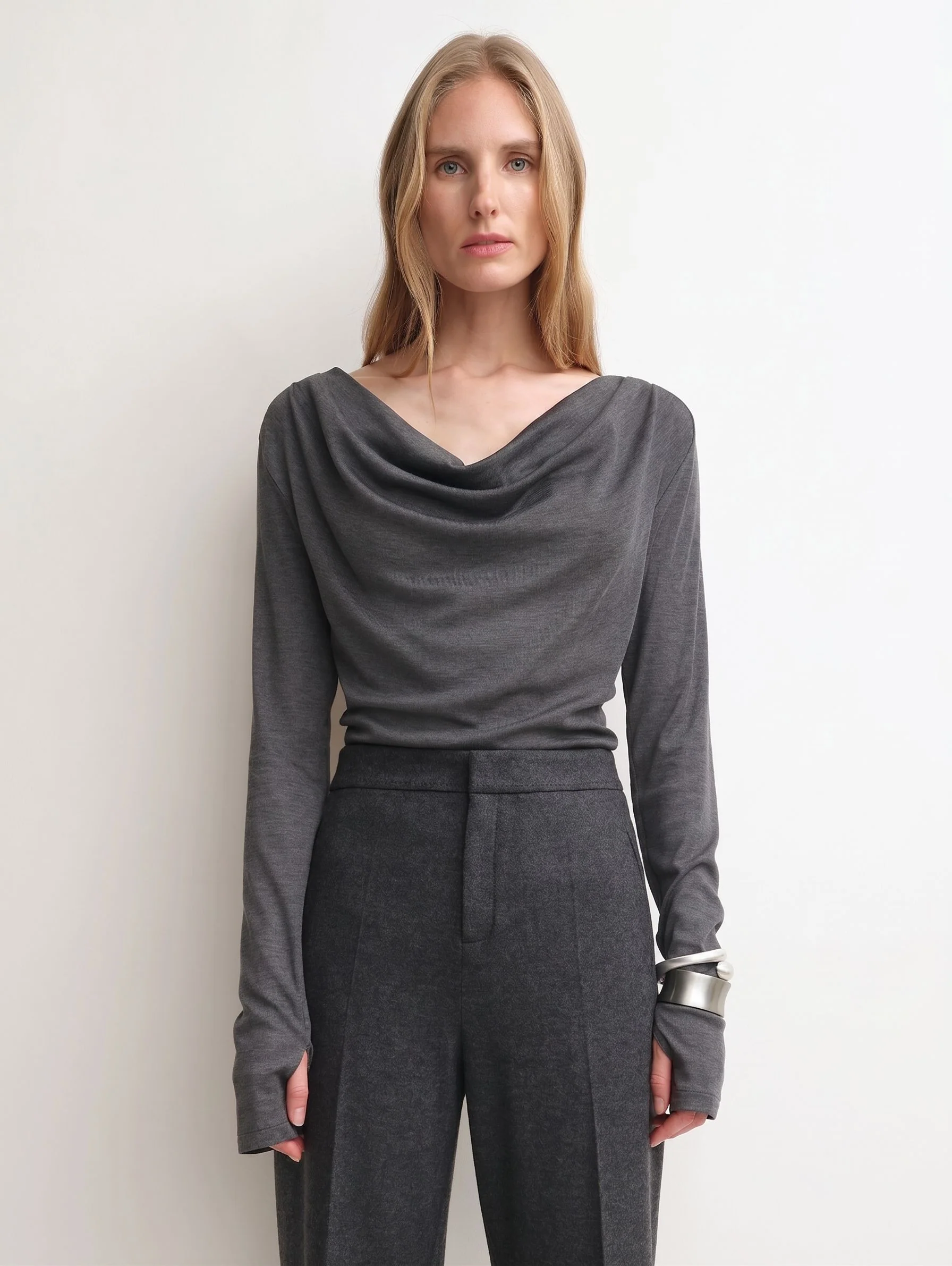 Cashmere Cowl Top - Image 7