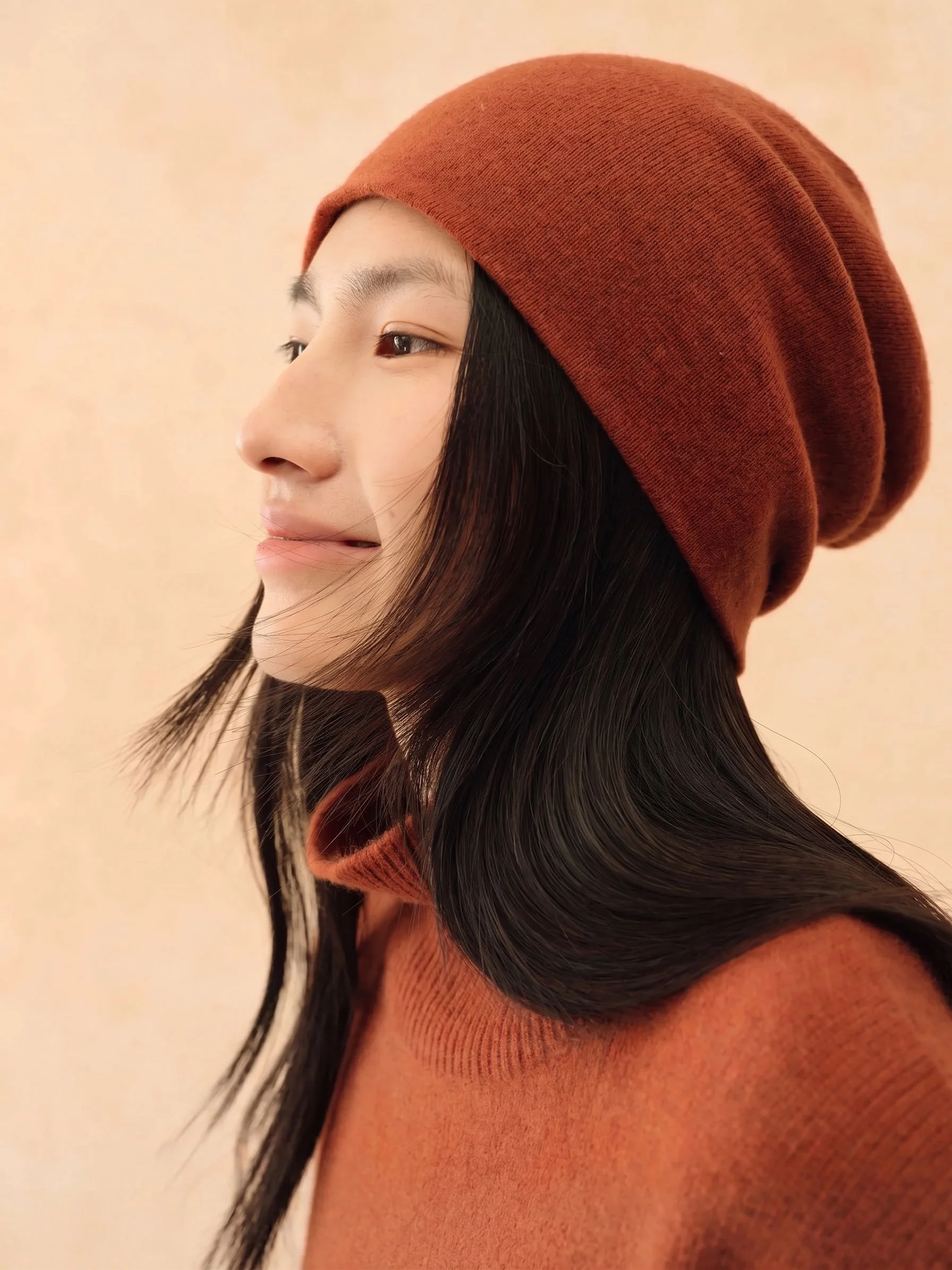 Cashmere Slouch Beanie