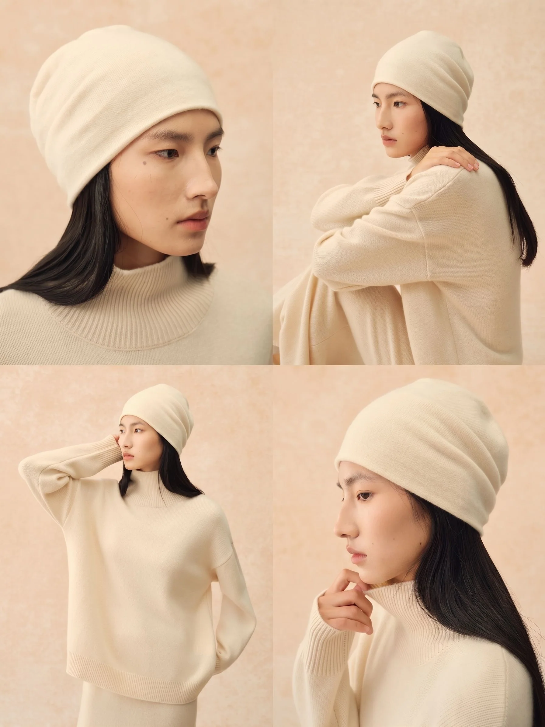 Cashmere Slouch Beanie - Image 2