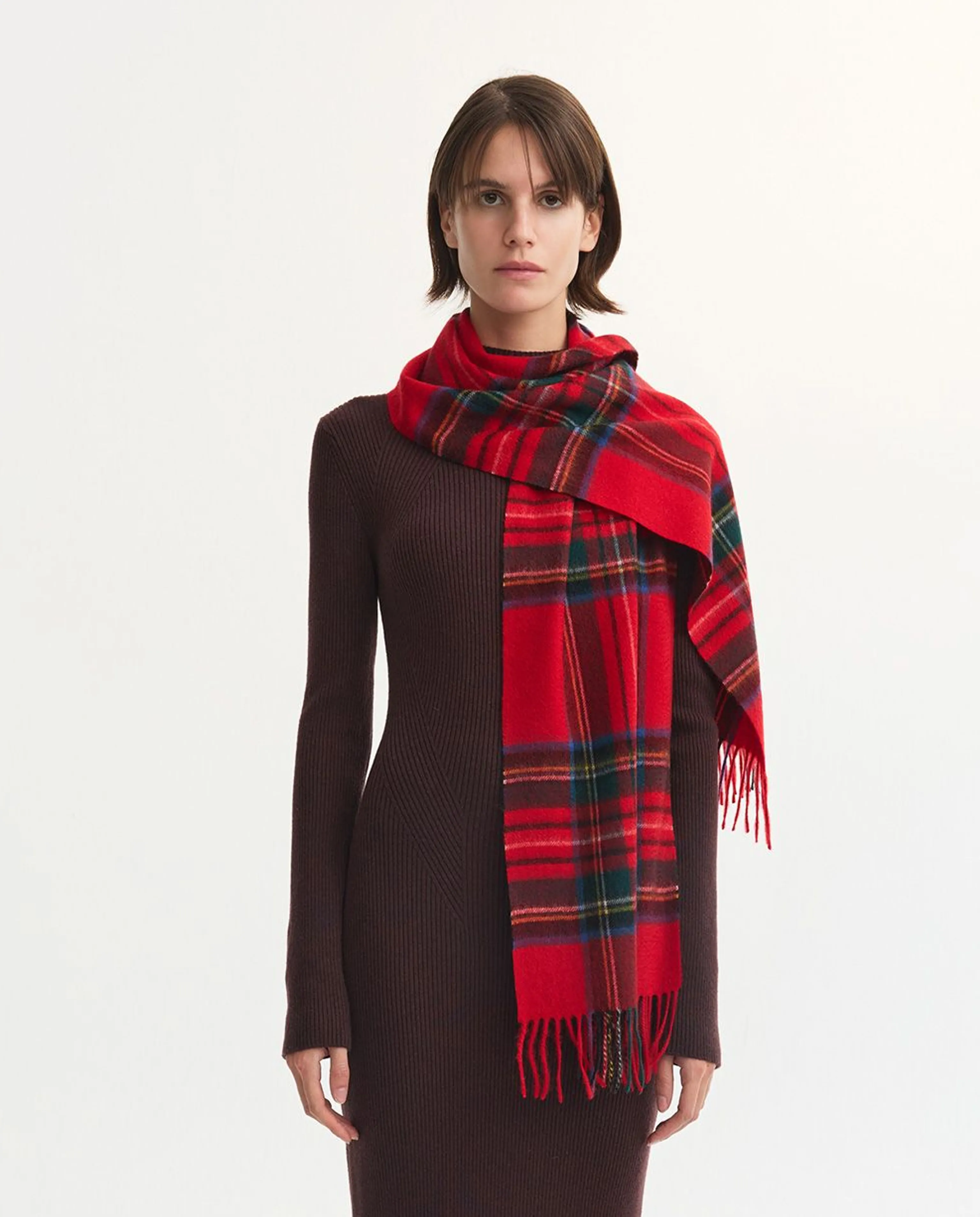 Cashmere Tartan Scarf
