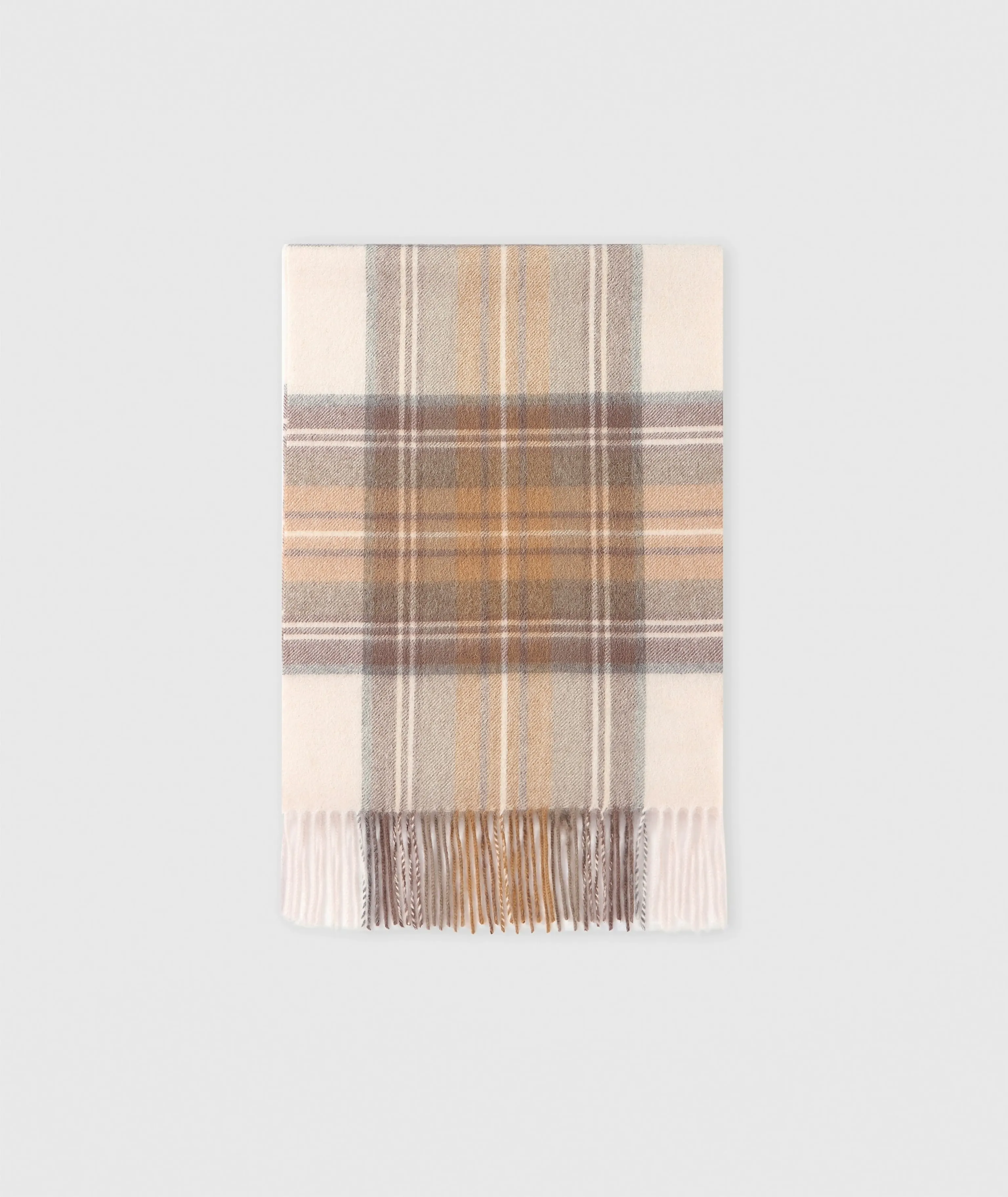 Cashmere Tartan Scarf - Image 9