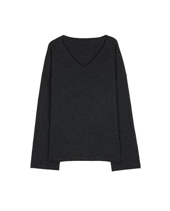Cashmere V-Neck Sweater - Image 6