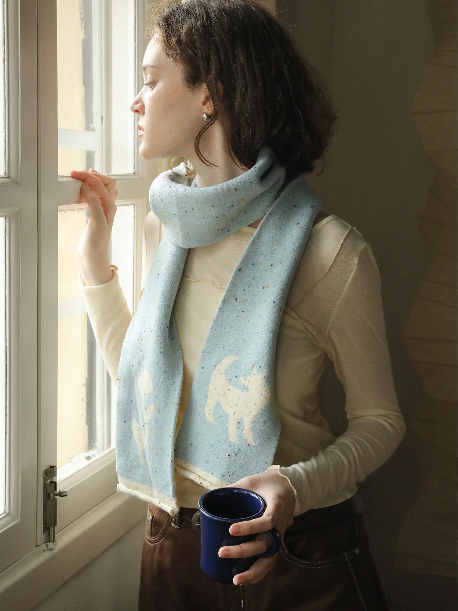 Cat Knit Scarf - Image 4