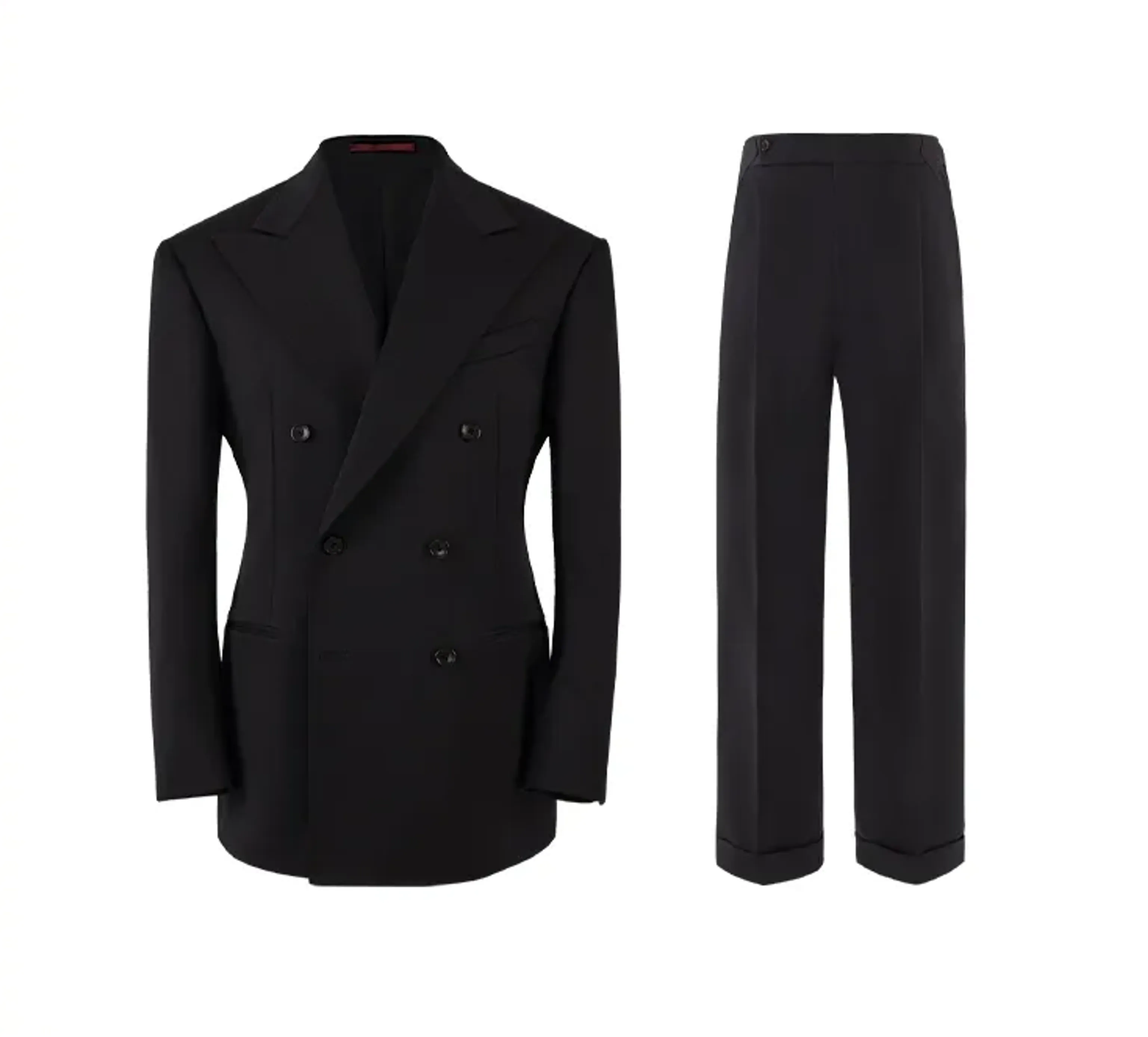 Cavalry Twill Double-Breasted Suit - Image 6