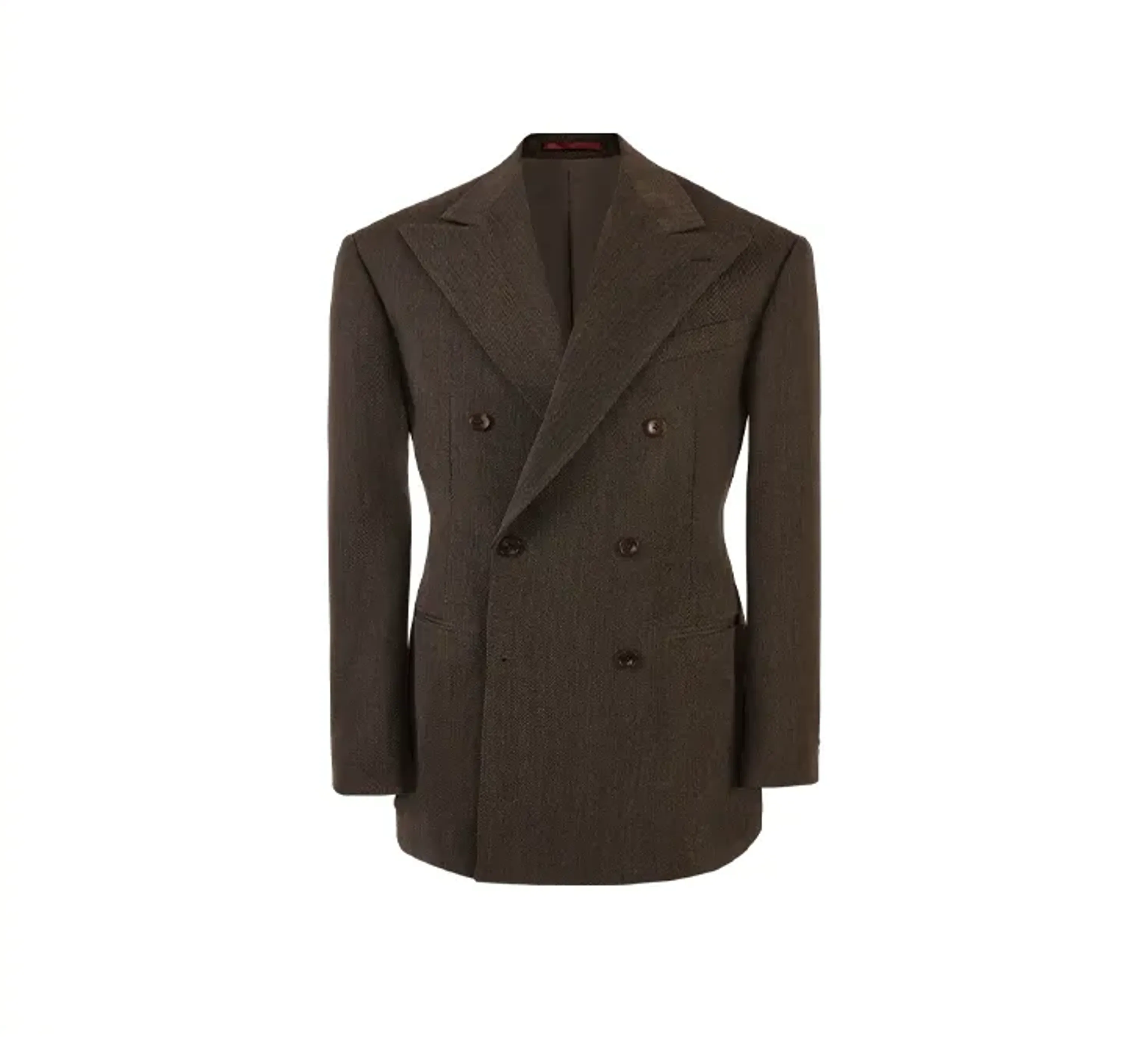Cavalry Twill Wool Double-Breasted Suit - Image 4