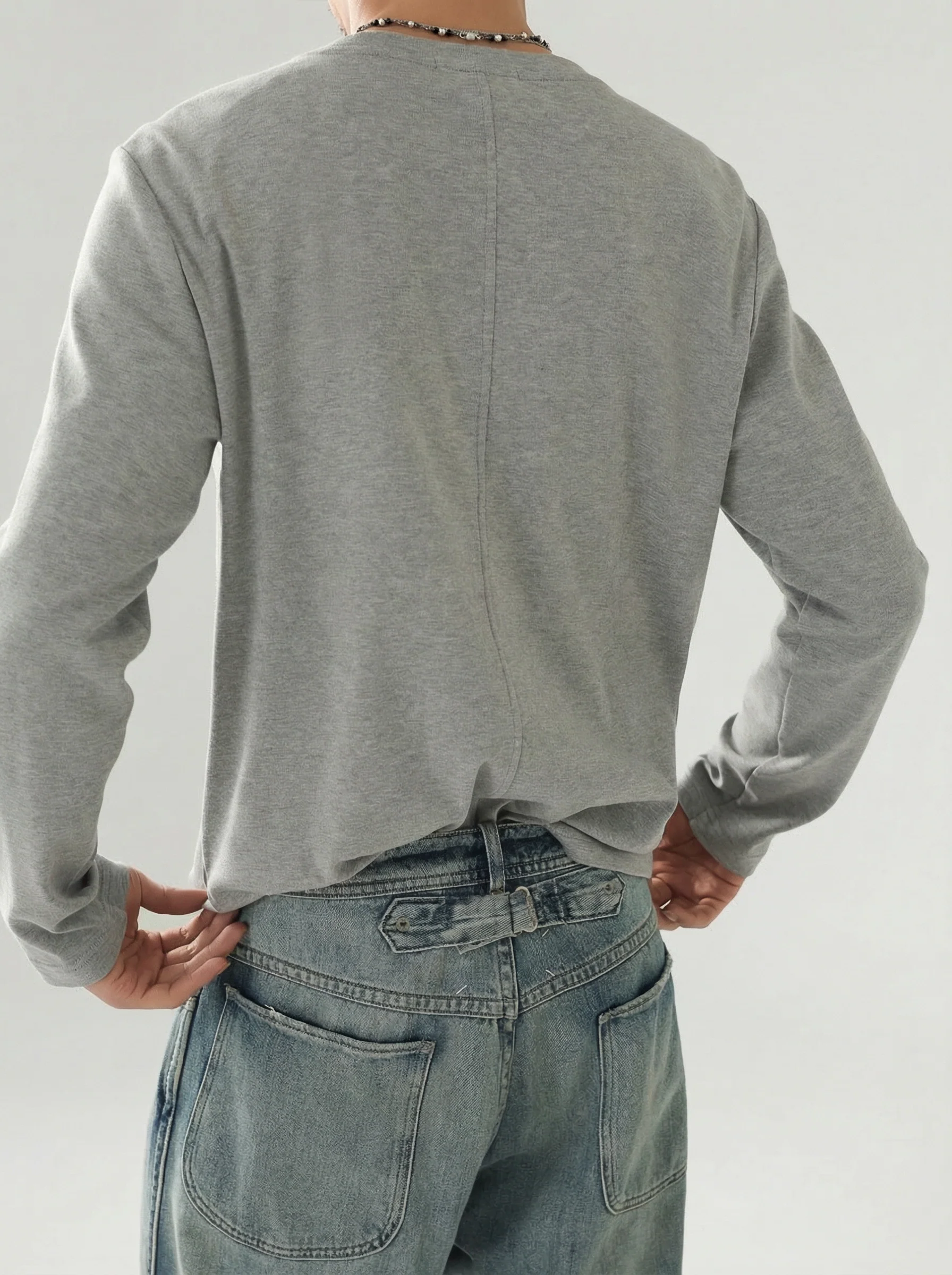 Center Seam Longsleeve Tee - Image 2