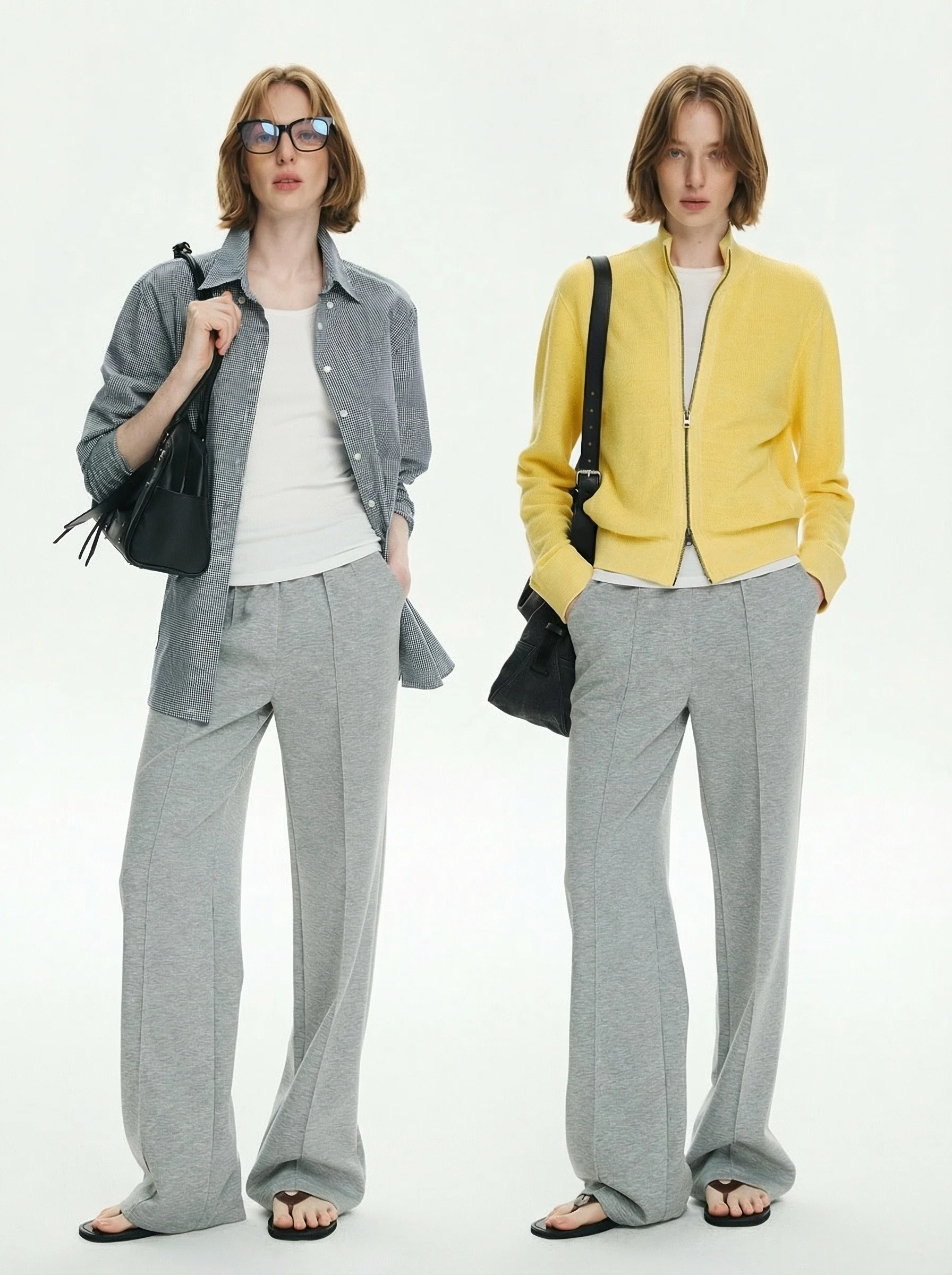 Center-Seam Wide-Leg Pants - Image 2