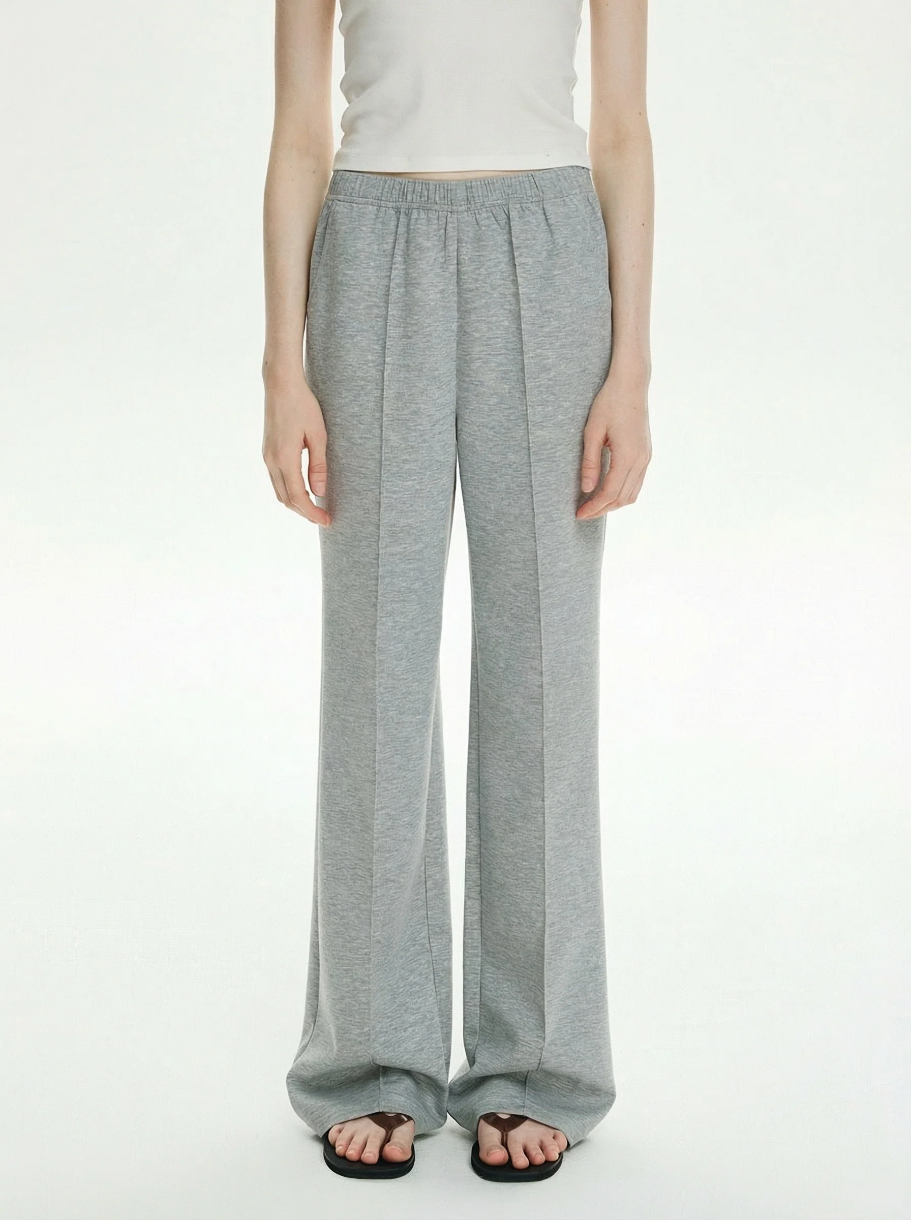 Center-Seam Wide-Leg Pants - Image 3