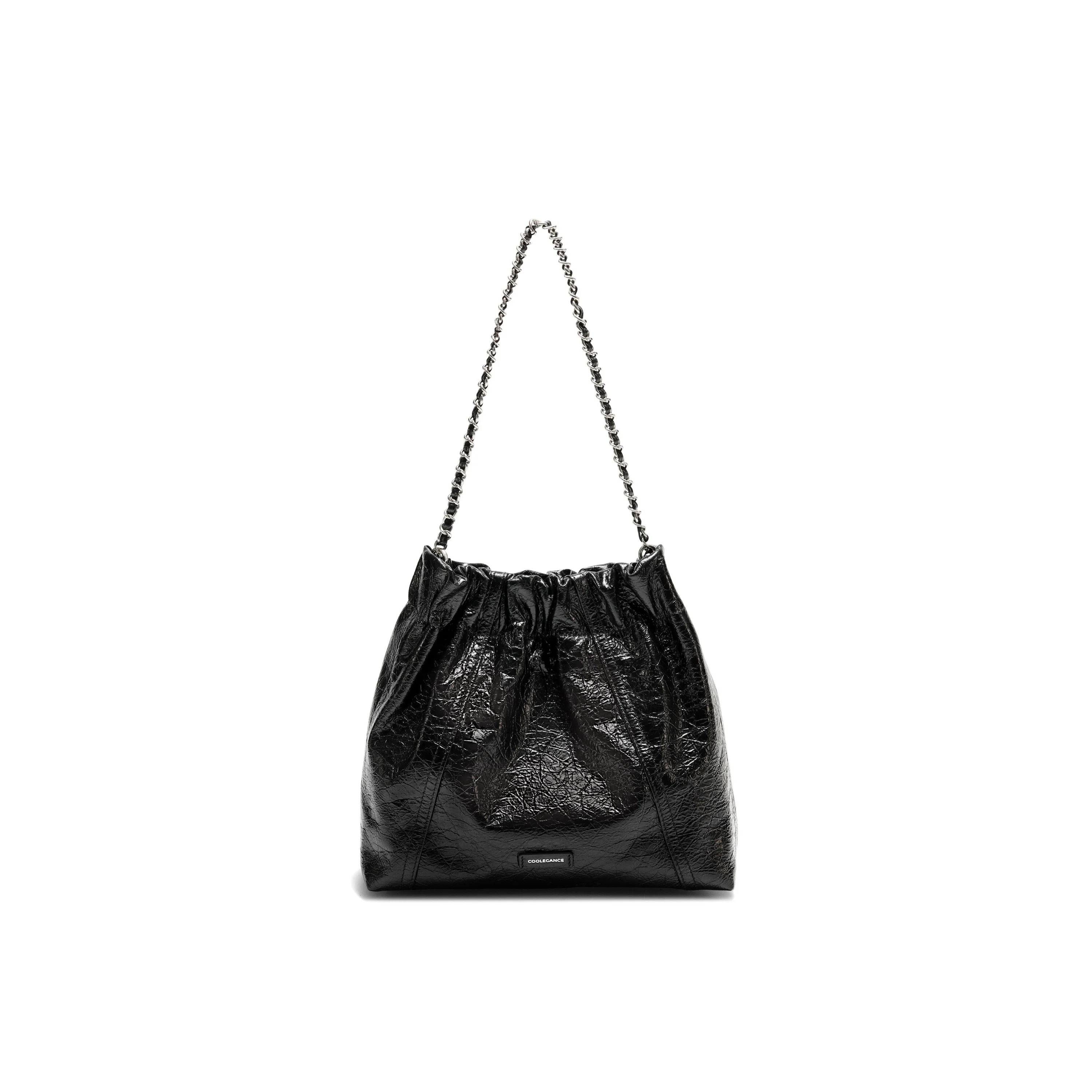Chain Drawstring Hobo - Image 3