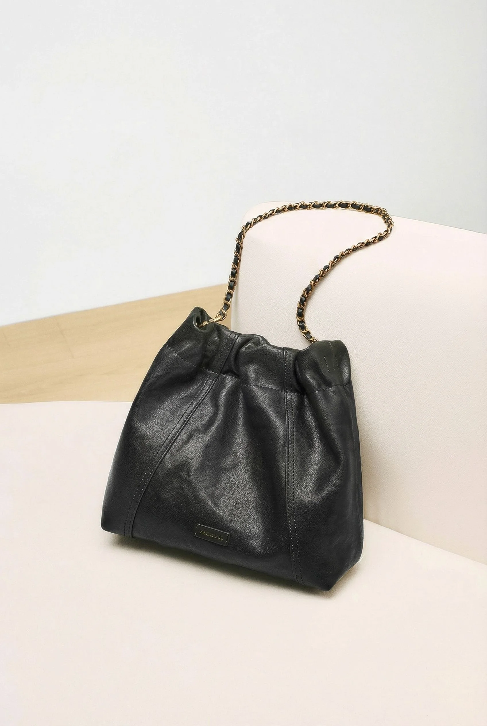Chain Drawstring Hobo - Image 5