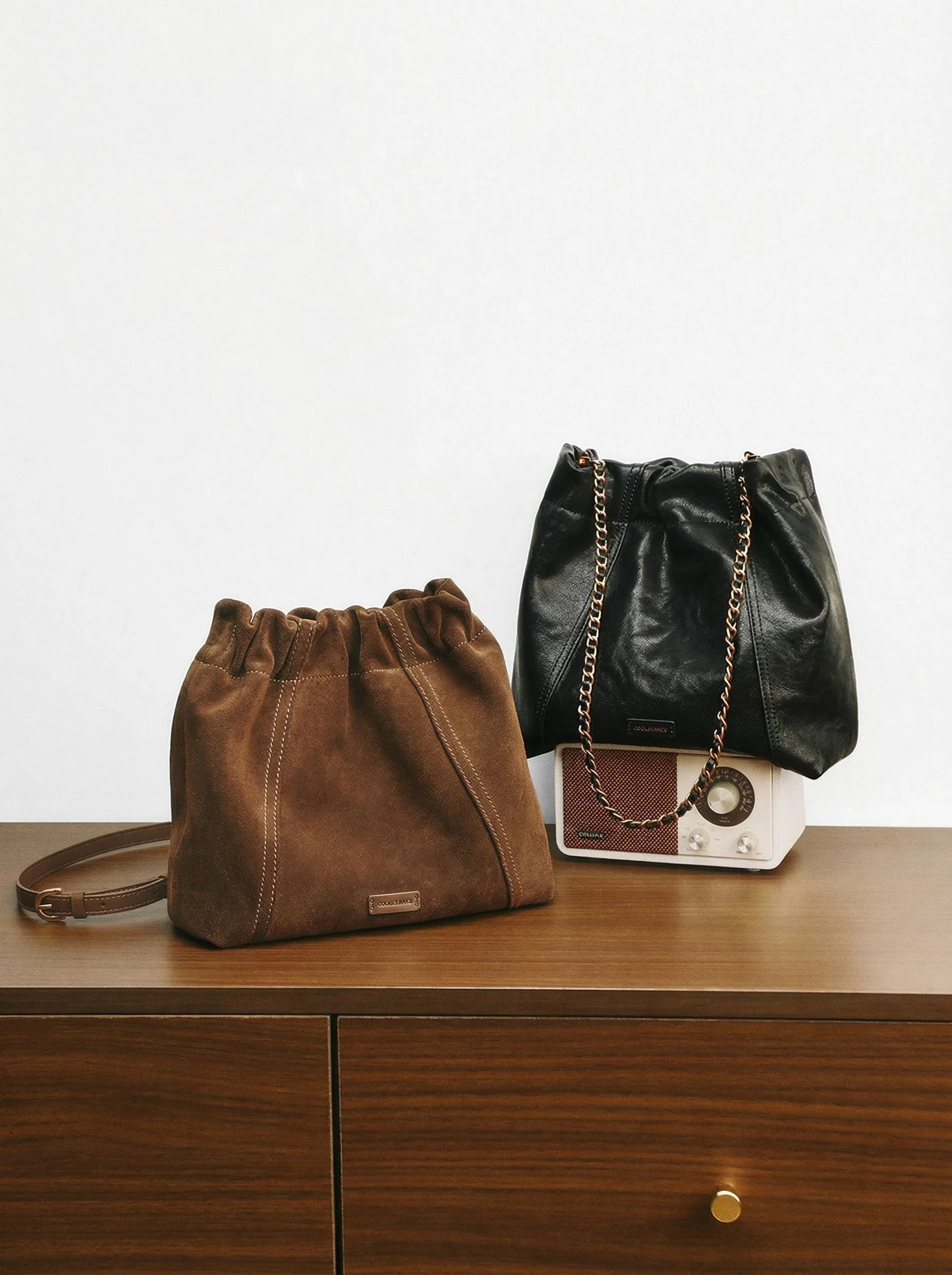Chain Drawstring Hobo - Image 6