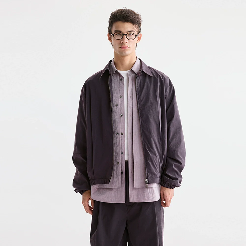 Chain‐Lapel Pleated Jacket - Image 7