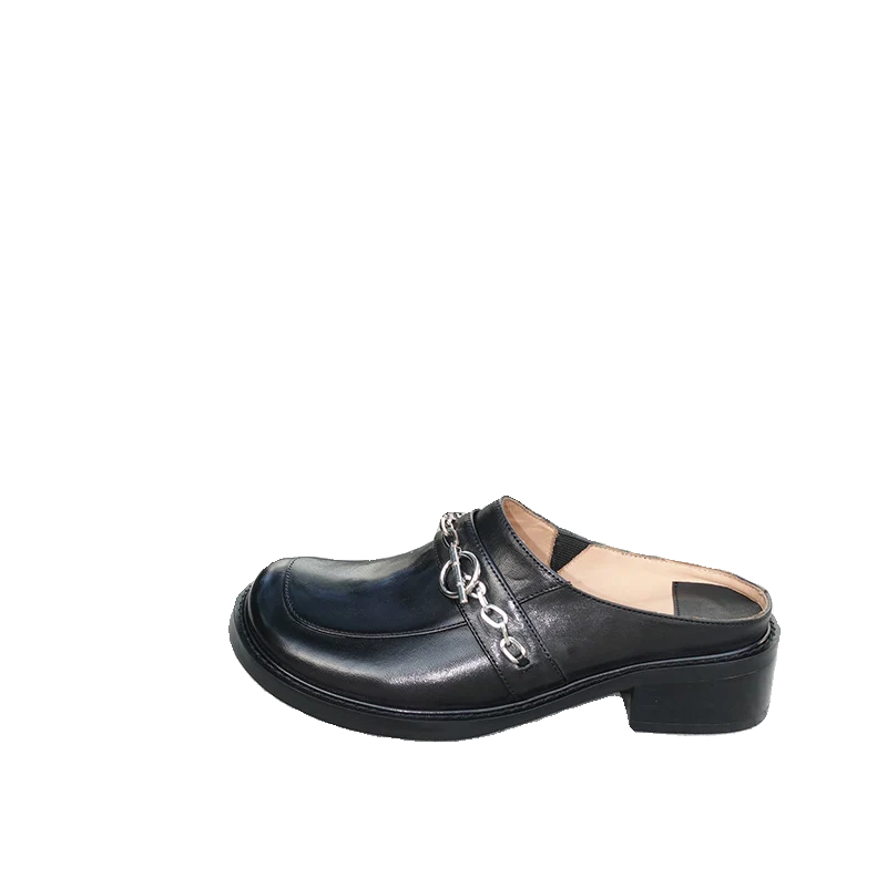Chain Mule Loafers