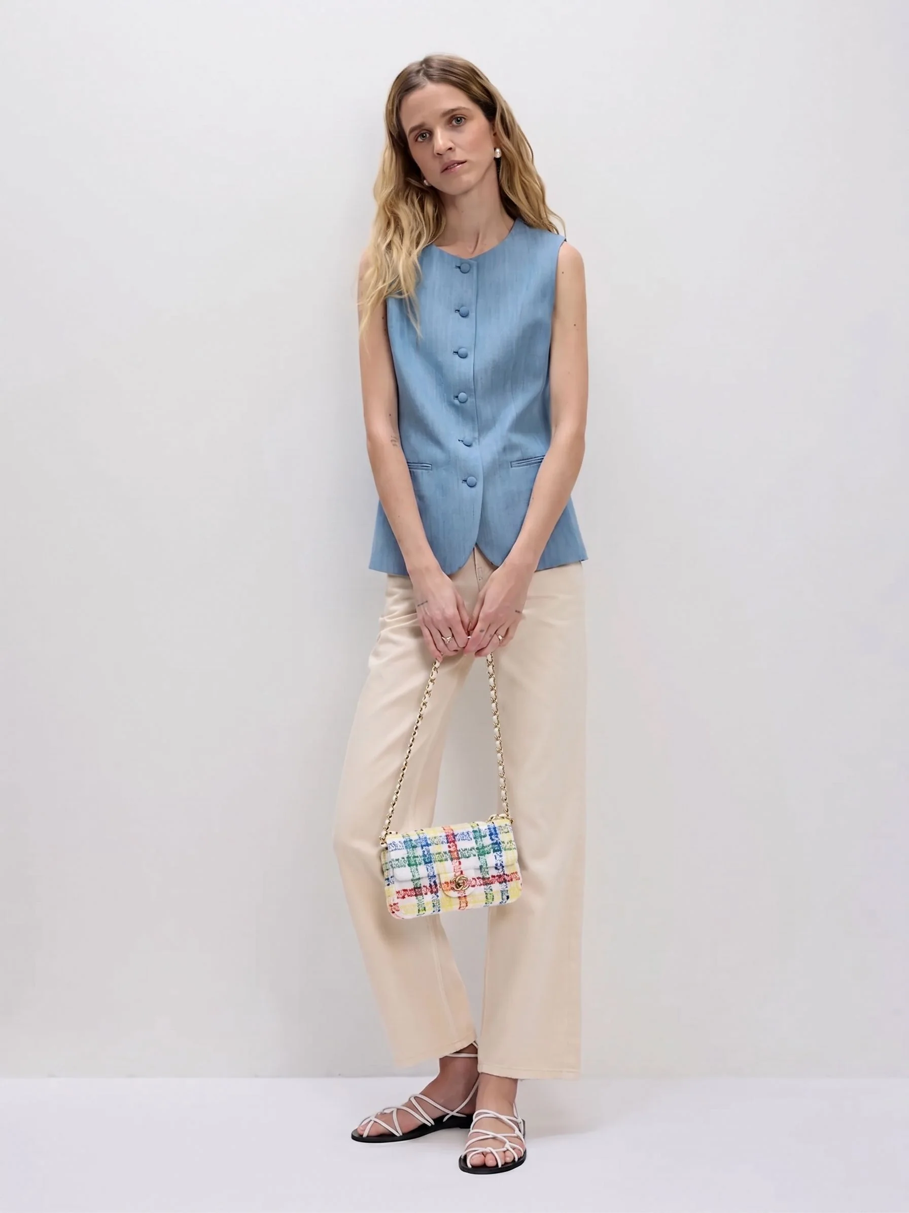 Chambray Vest Set - Image 5