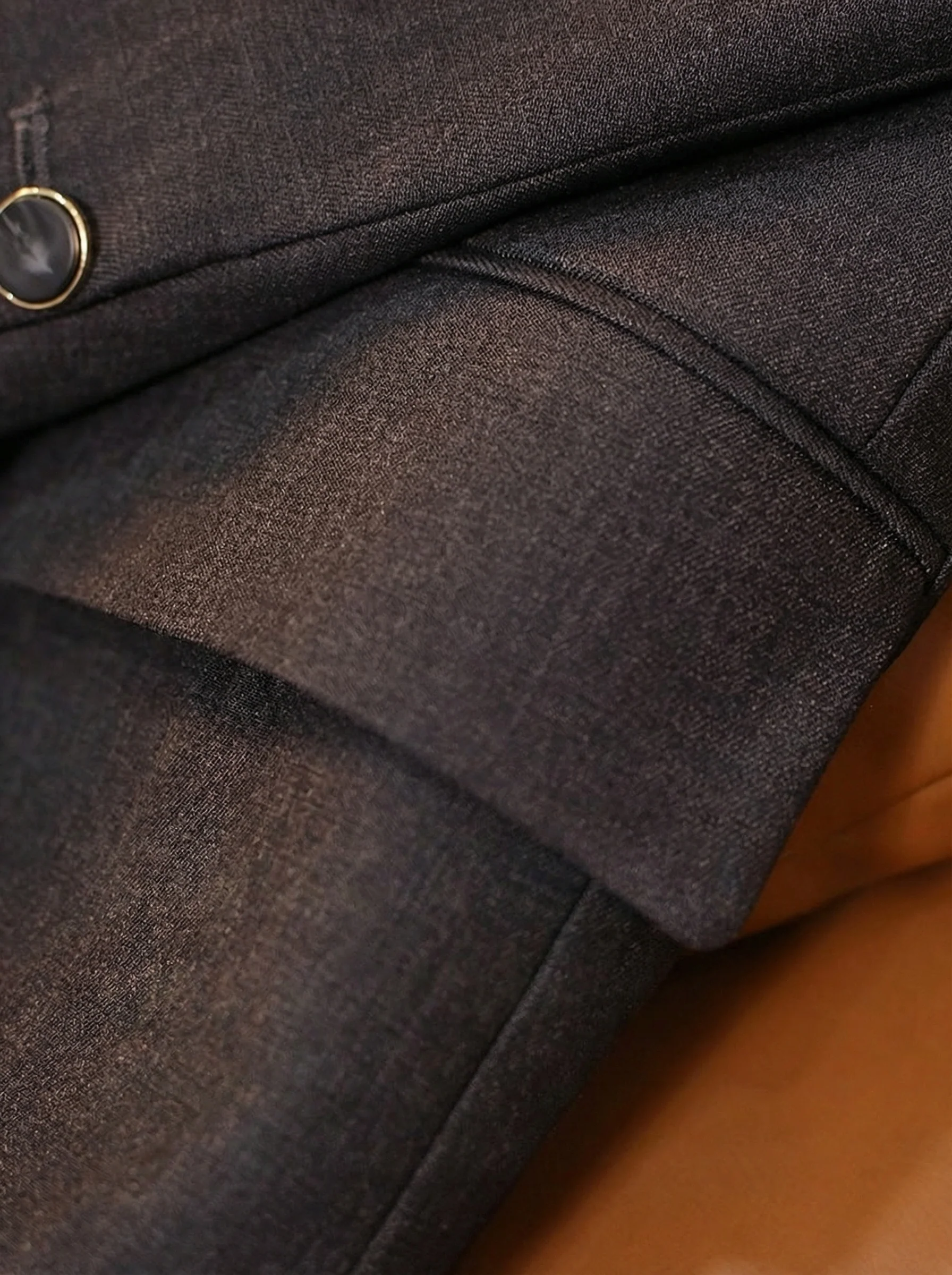 Charcoal Long Blazer - Image 5