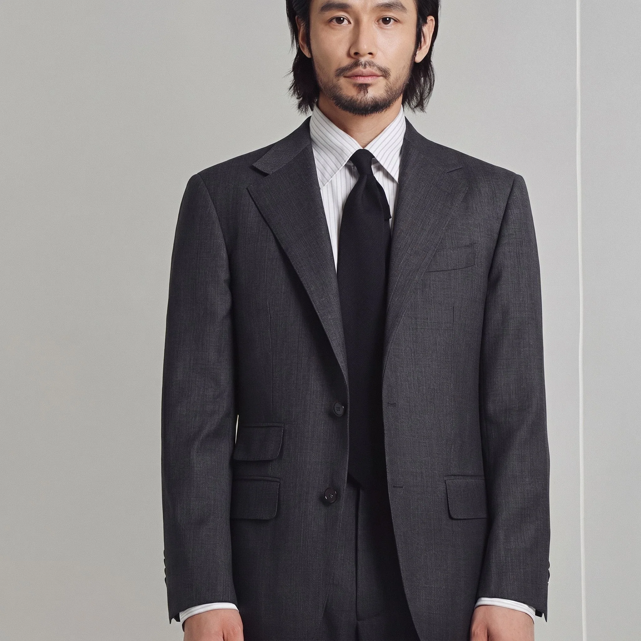 Charcoal Plaid Jacket - Image 6