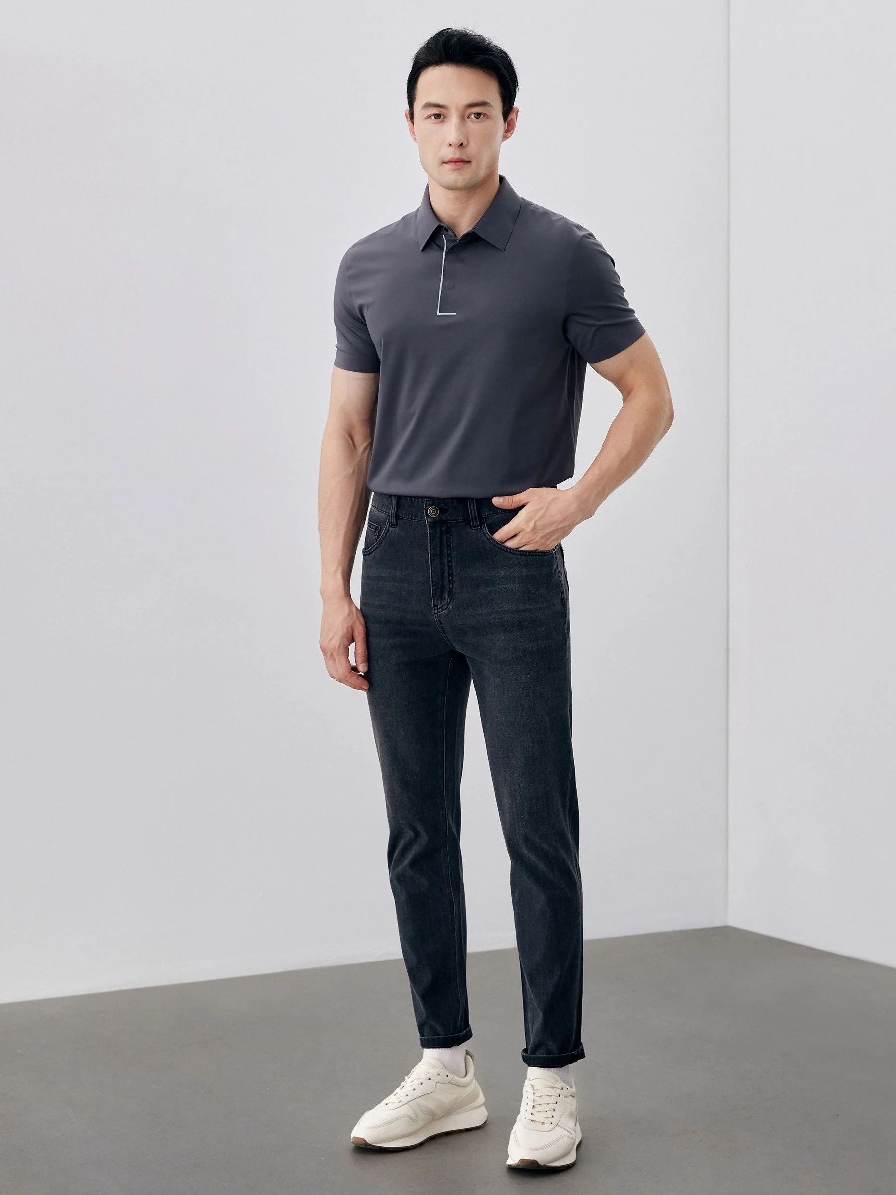 Charcoal Slim Jeans - Image 5