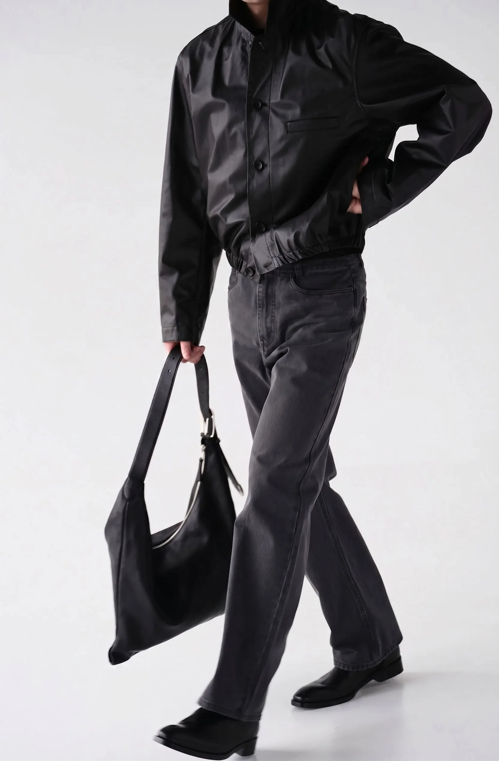 Charcoal Straight Jeans - Image 2