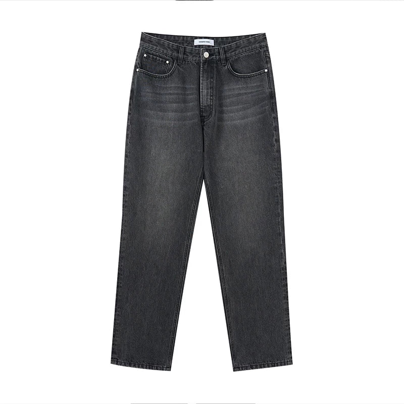 Charcoal Wash Wide-Leg Jeans - Image 6