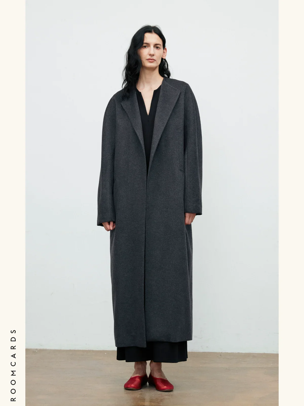 Charcoal Wool-Cashmere Overcoat - Image 4