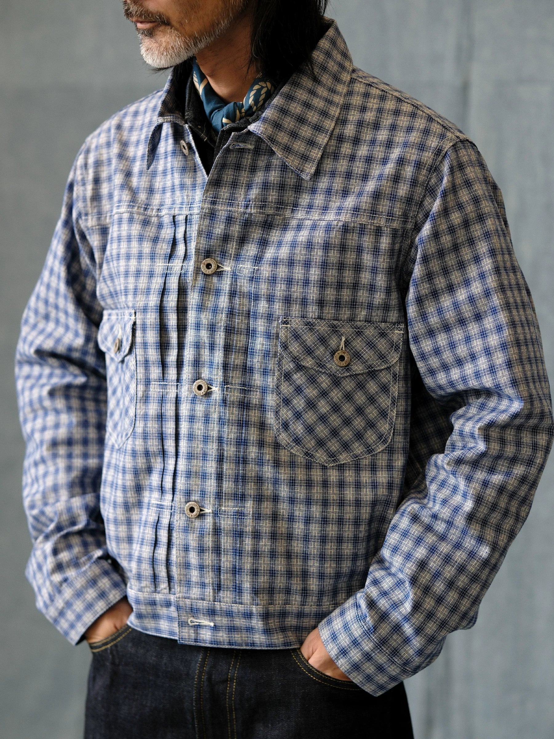 Check Work Jacket - Image 2