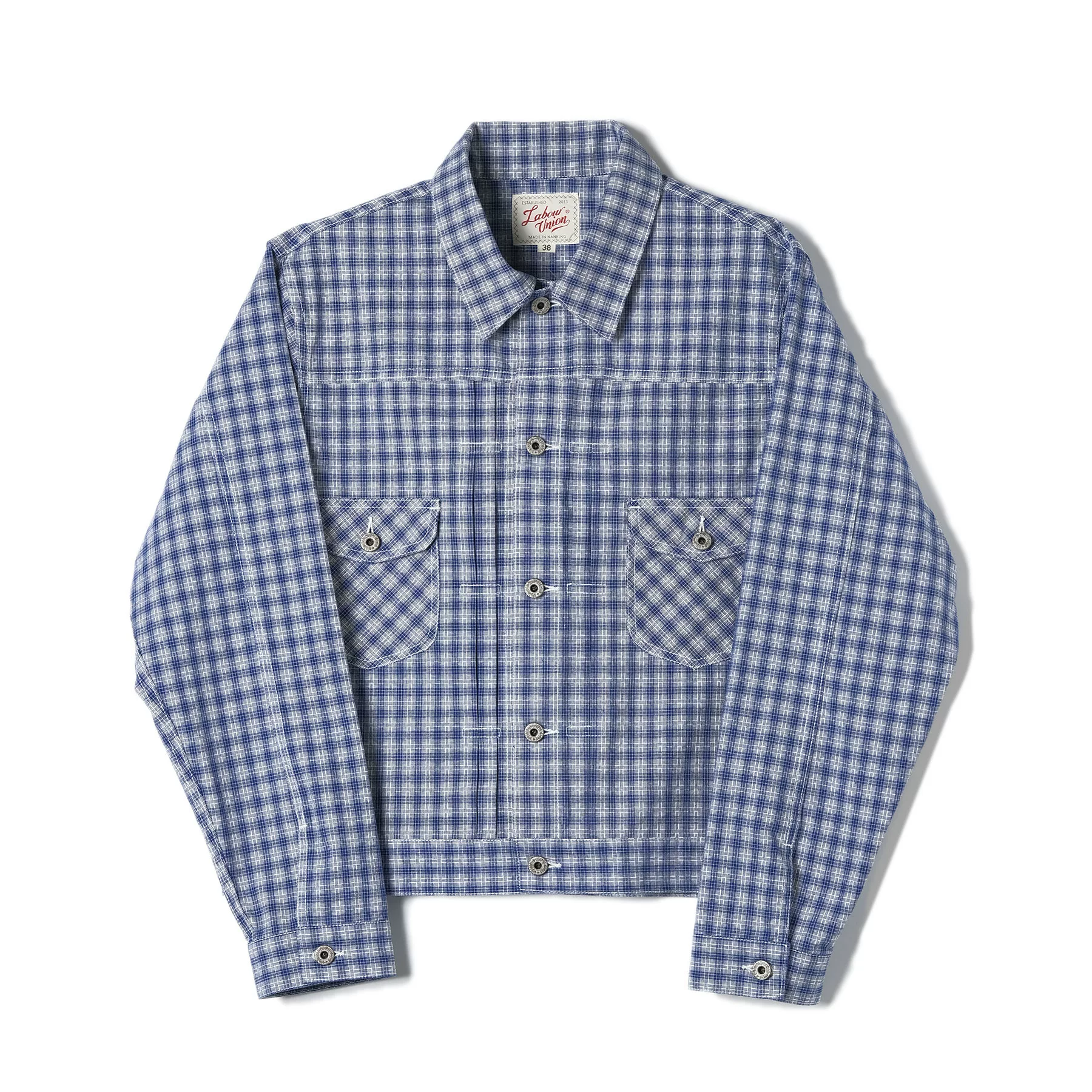 Check Work Jacket - Image 6