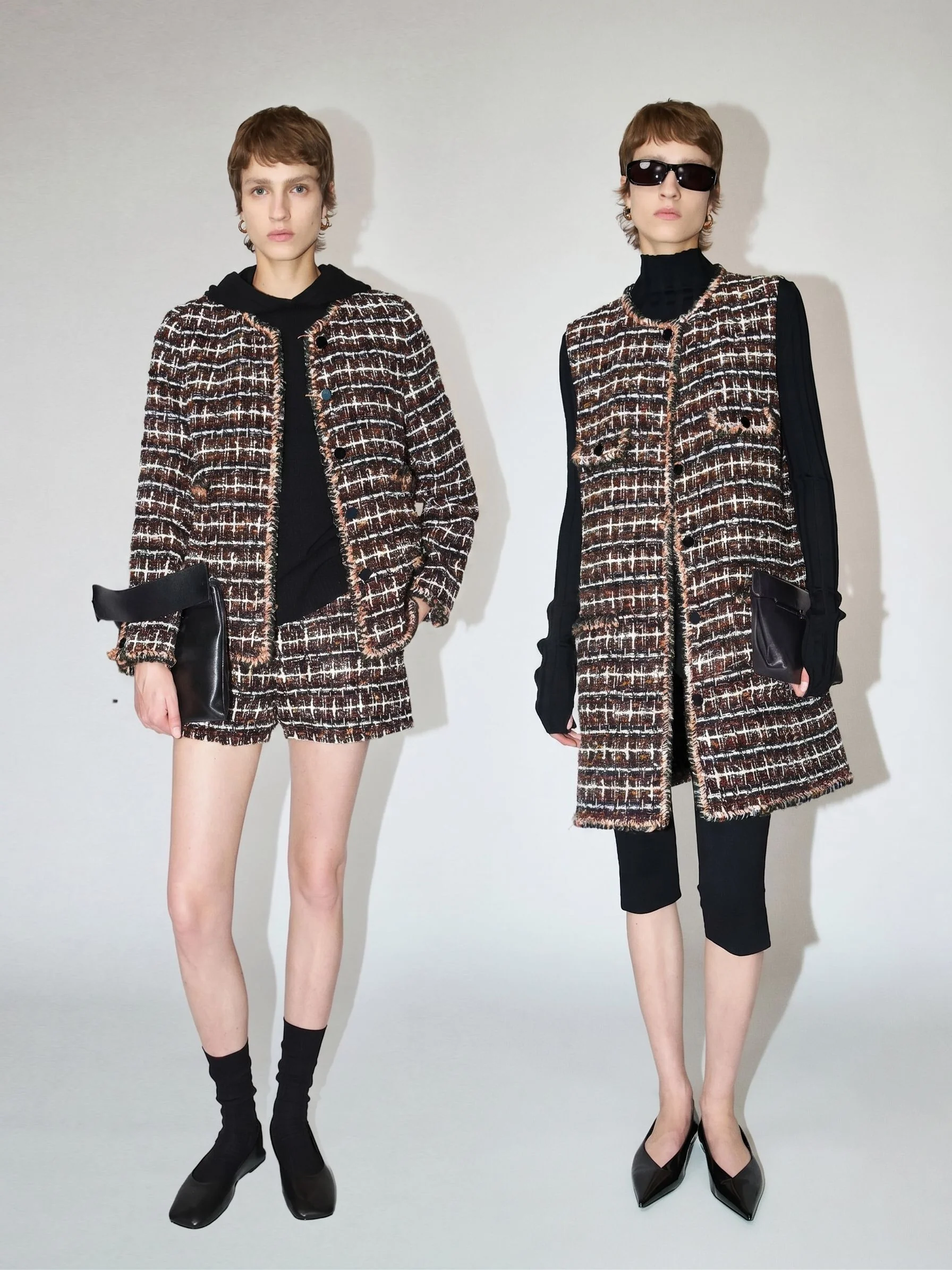 Checked Tweed Vest - Image 3