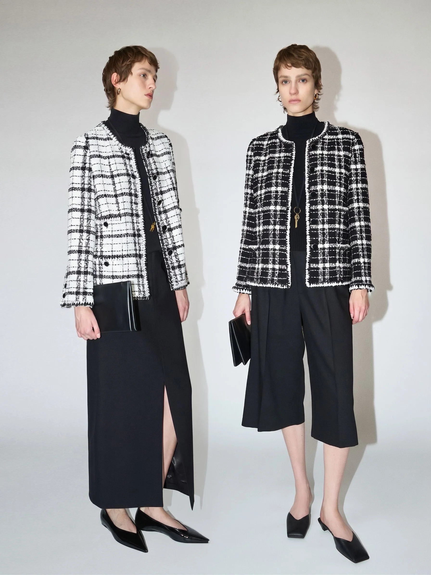 Checked Tweed Vest - Image 4