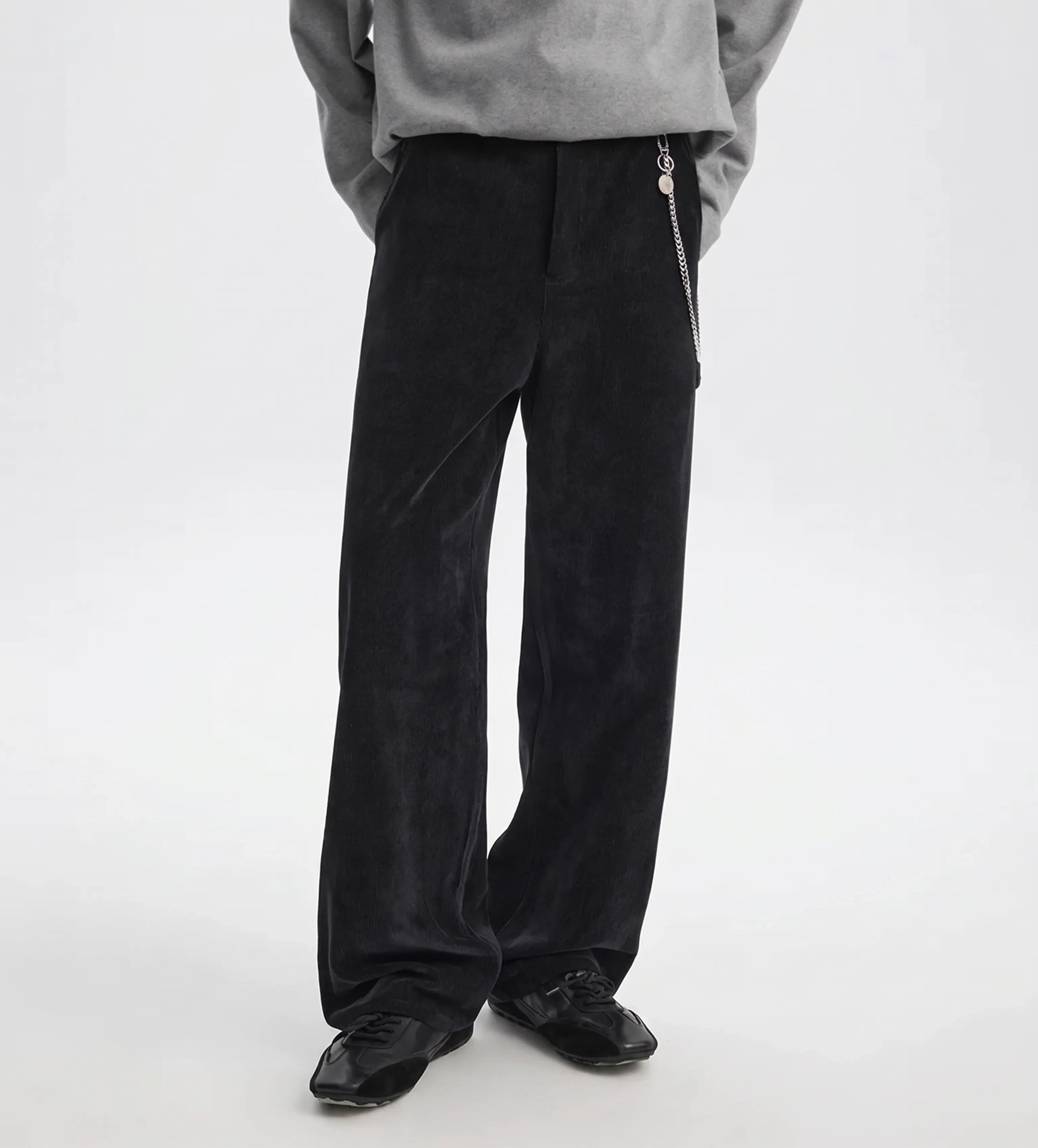 Chenille Twill Wide-Leg Carpenter Pants - Image 6